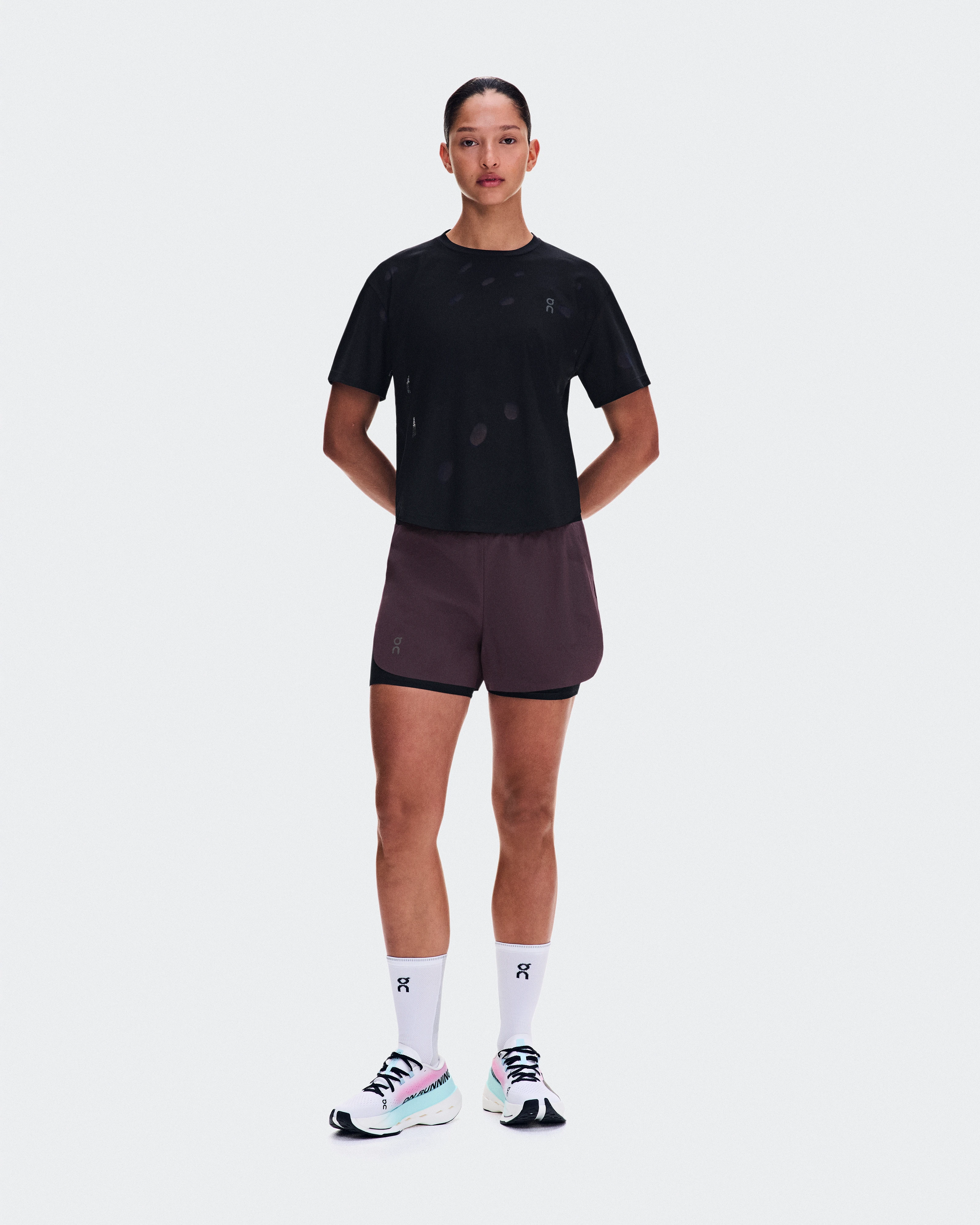 On Zero-T Breathe Black Femme Hauts et t-shirts