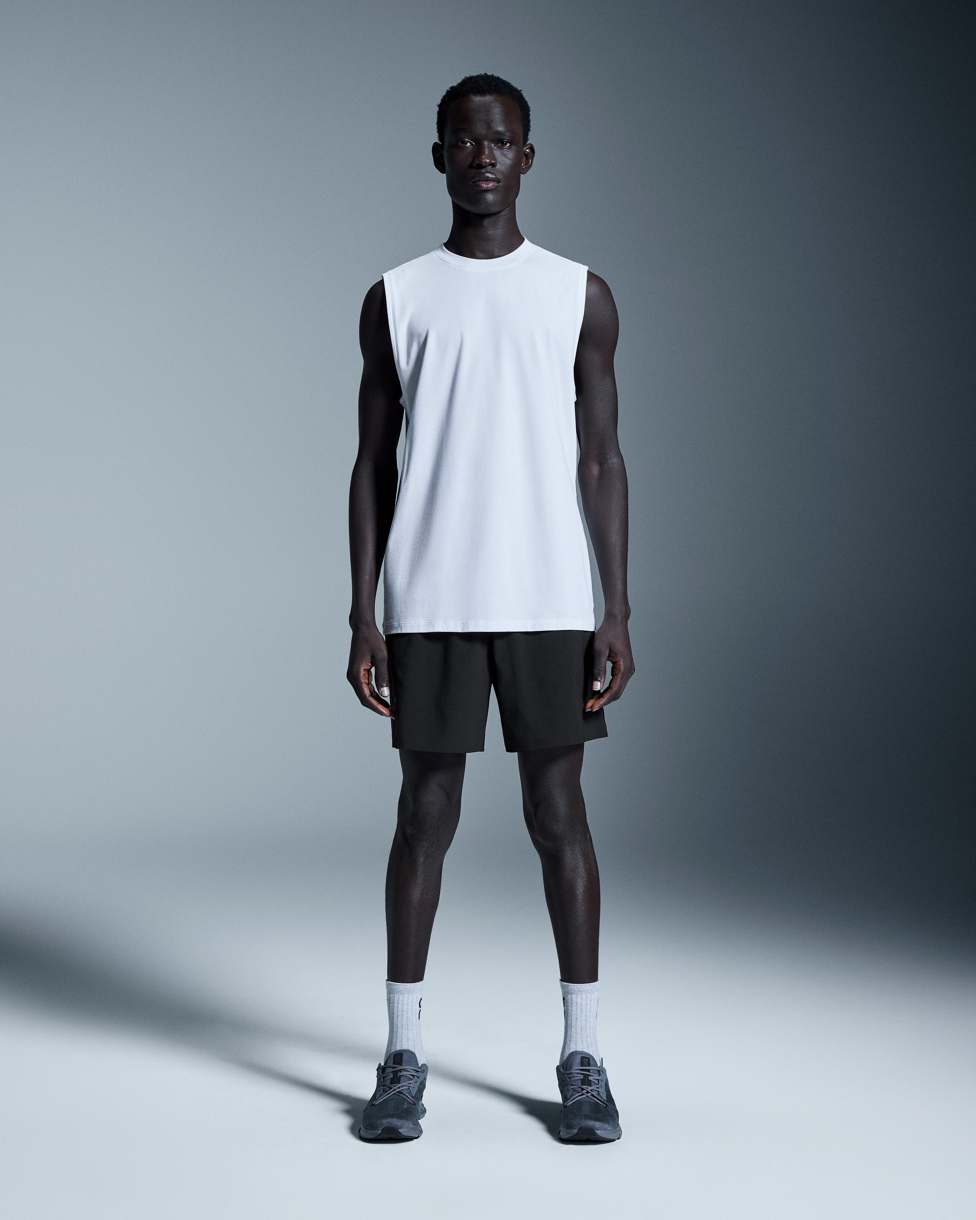 On Focus Tank White Homme Hauts et t-shirts