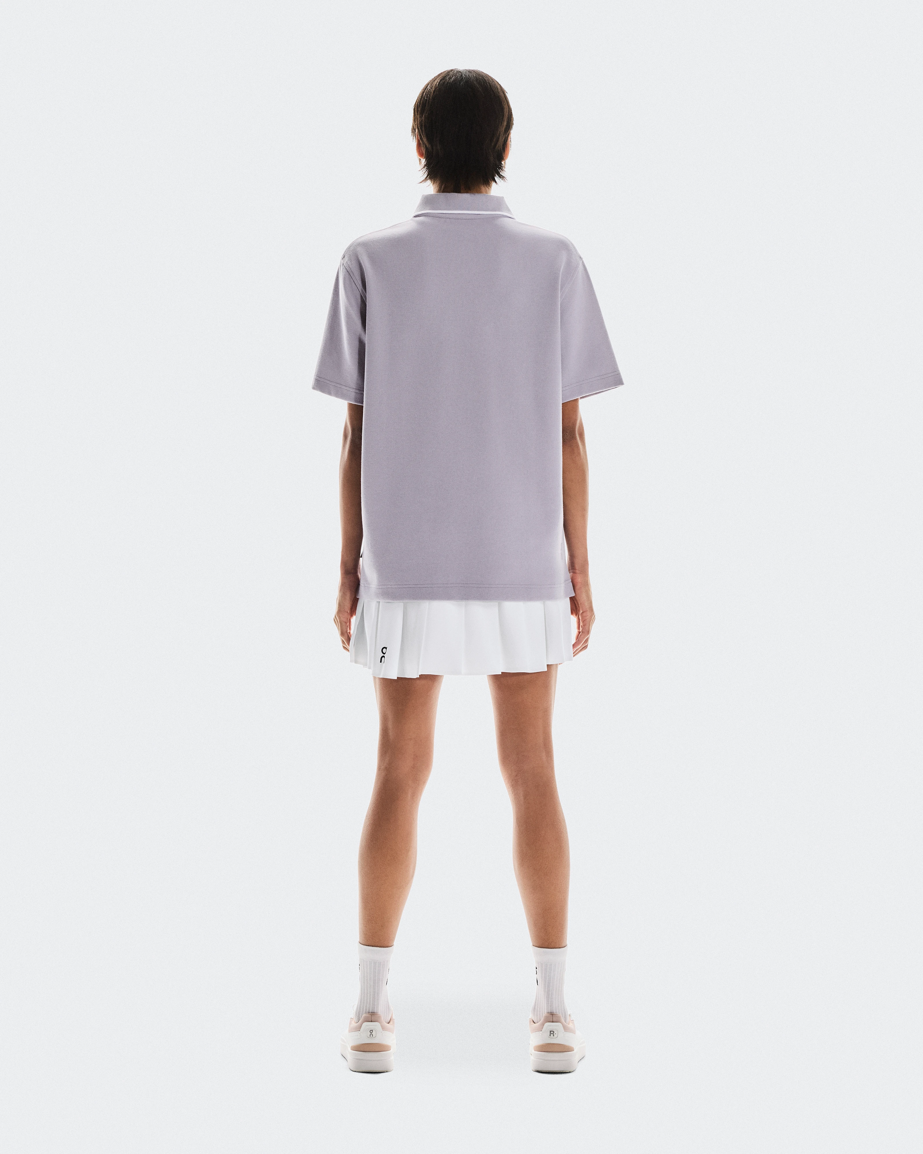 On Courtside Polo Lilac Femme Hauts et t-shirts