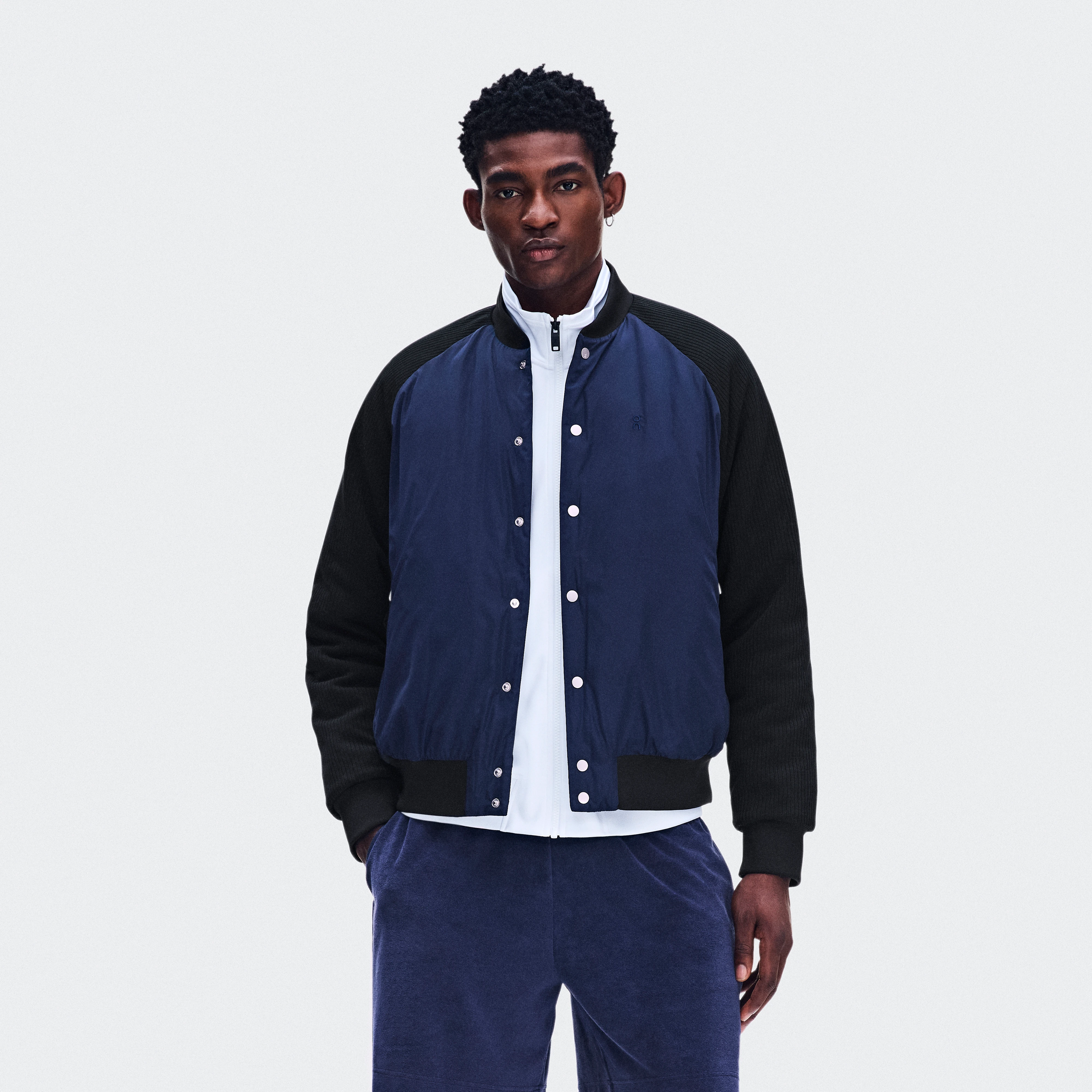 On Courtside Bomber Inkwell & Black Homme – Style tennis, quotidien Vestes