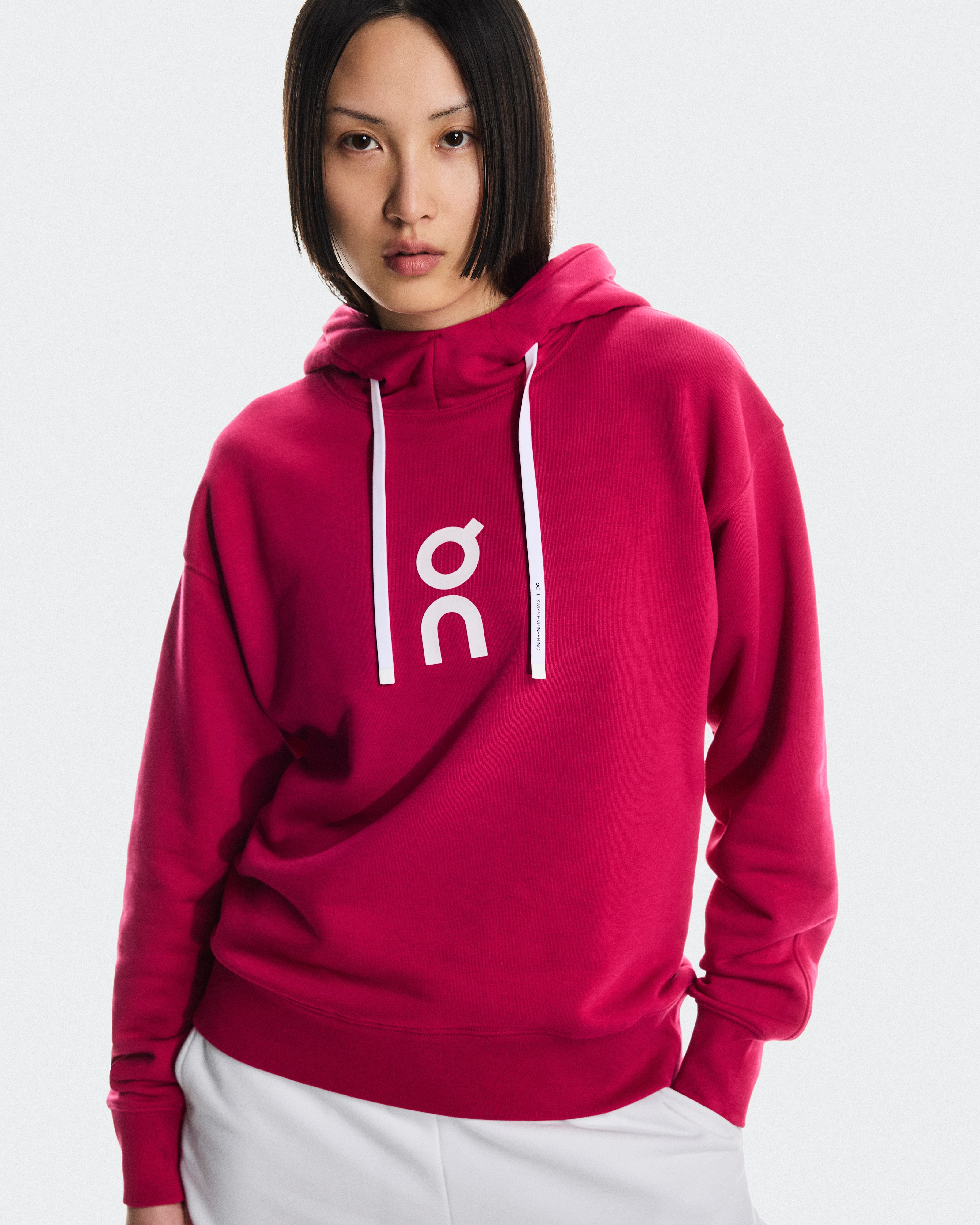 On Club Hoodie Grenadine Femme Sweats à capuche et sweats