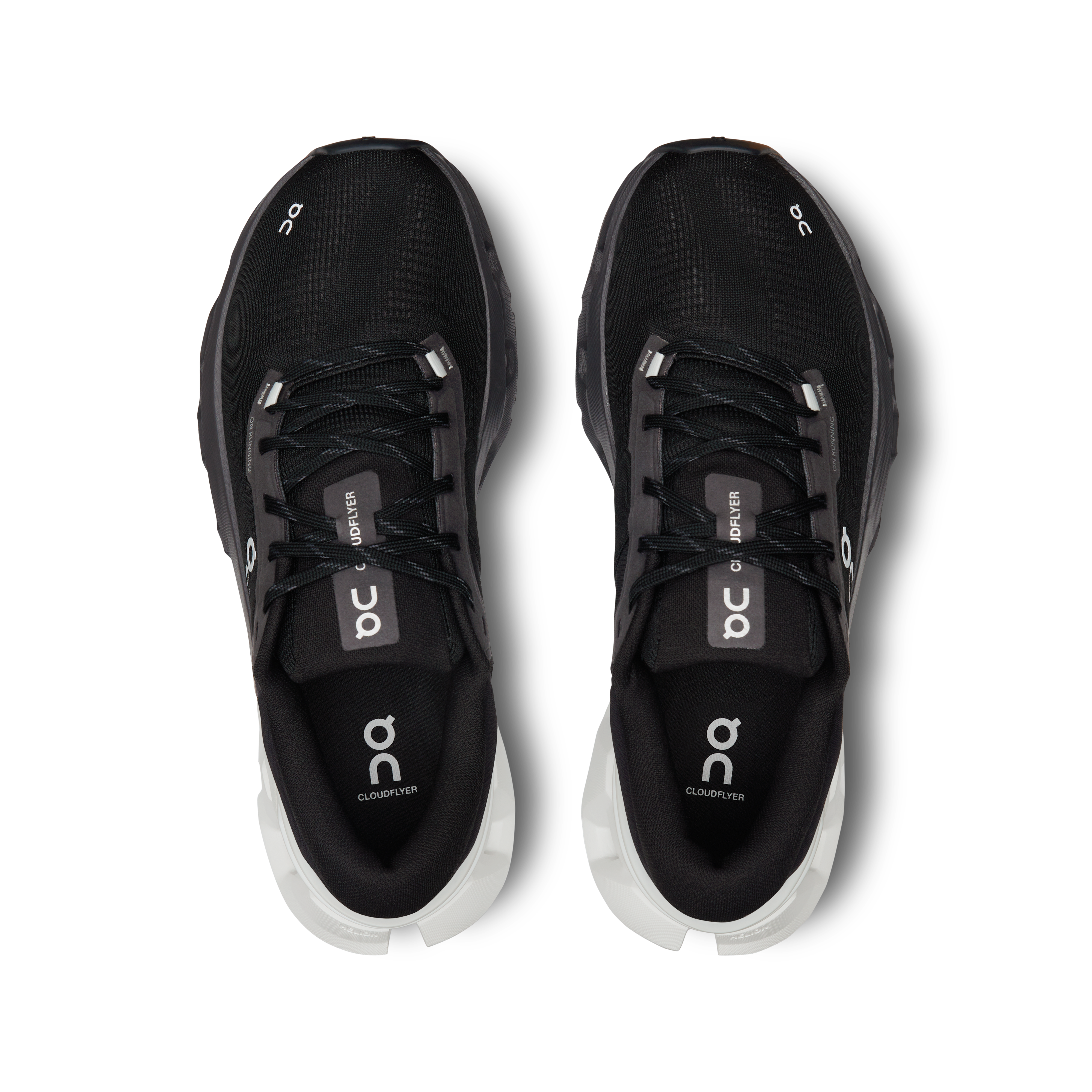 On Cloudflyer 5 Black & White Homme Running sur route Chaussures