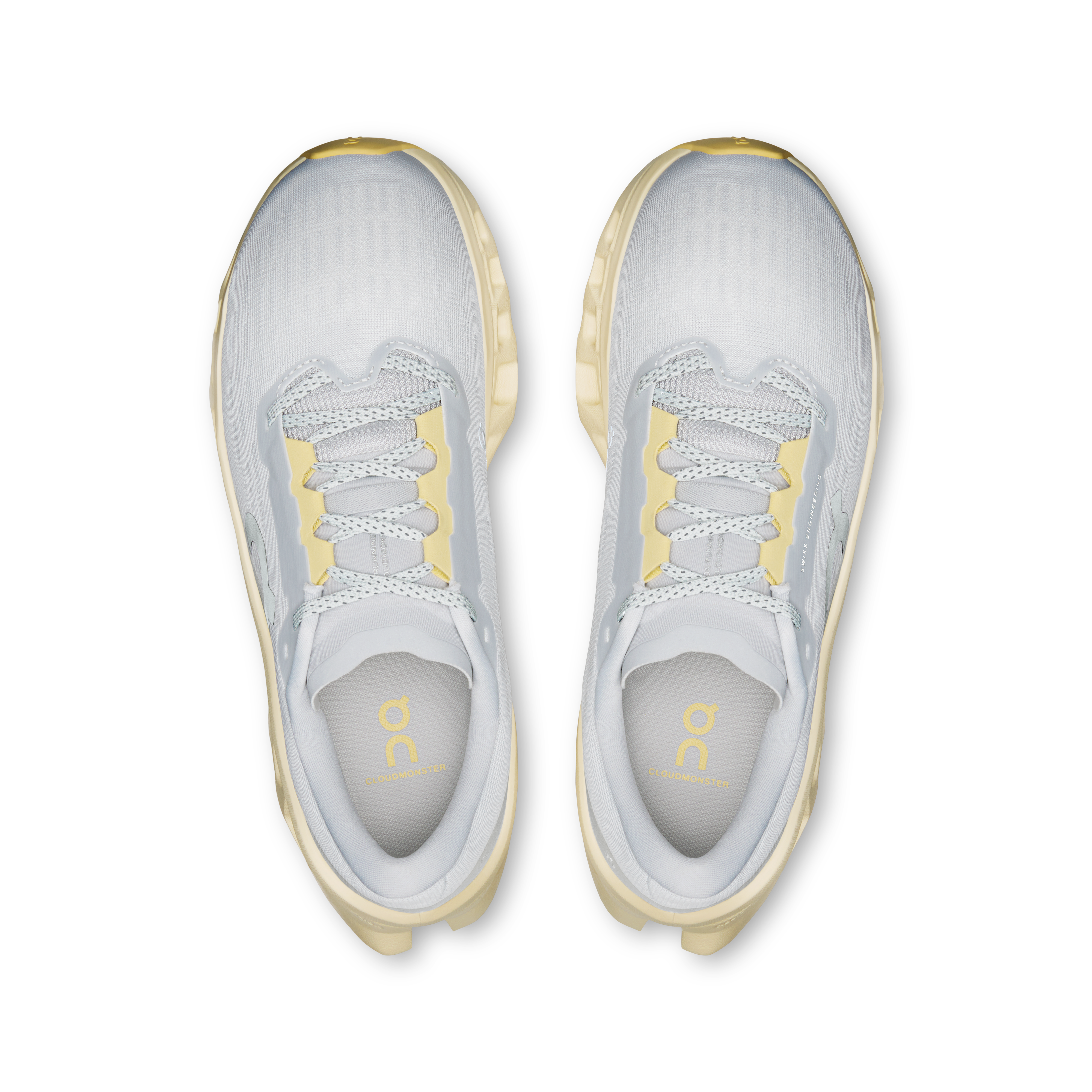 On Cloudmonster 3 Glacier & Pollen Femme Running sur route Chaussures