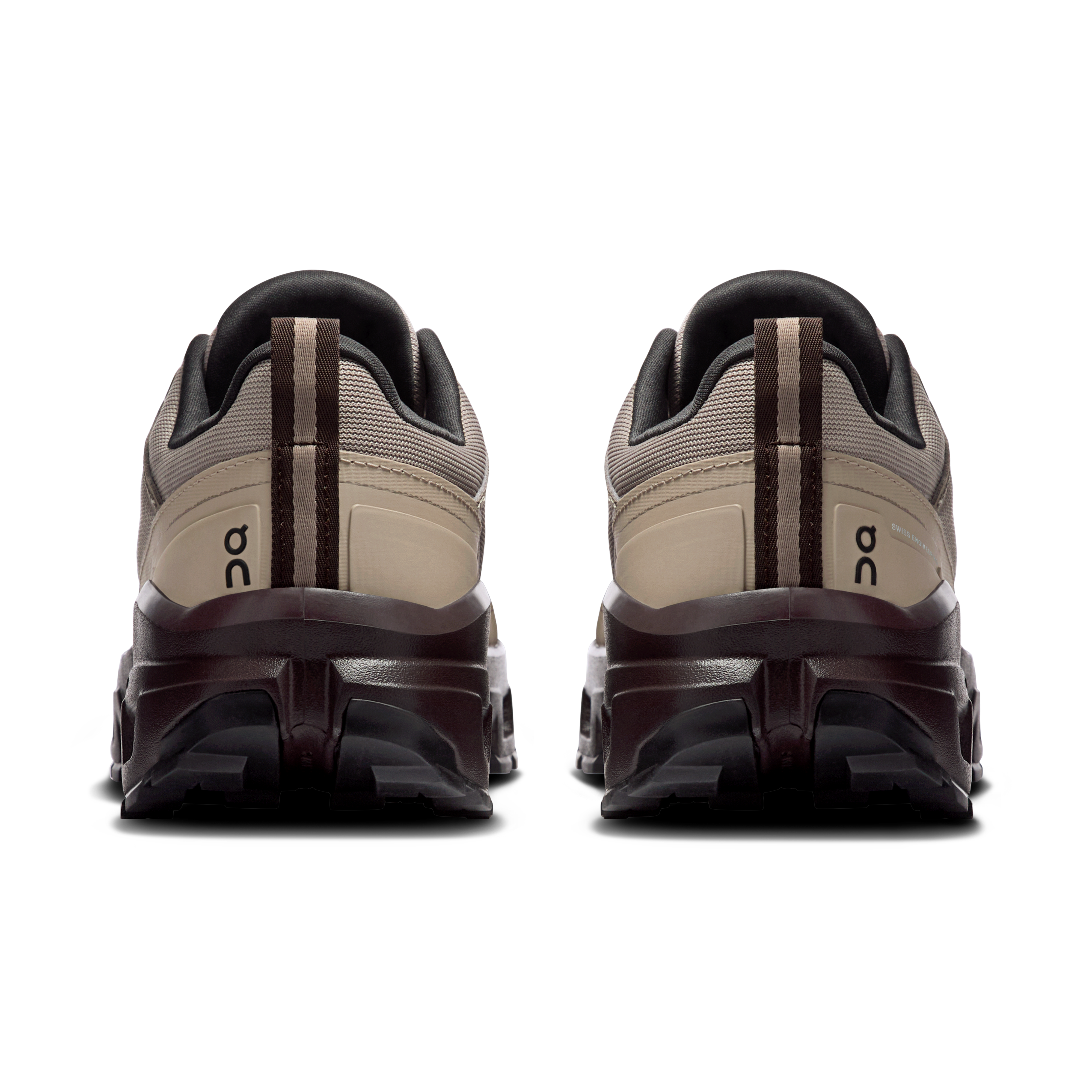 On Cloudrock Low Waterproof Cinder & Ox Femme Randonnée Chaussures