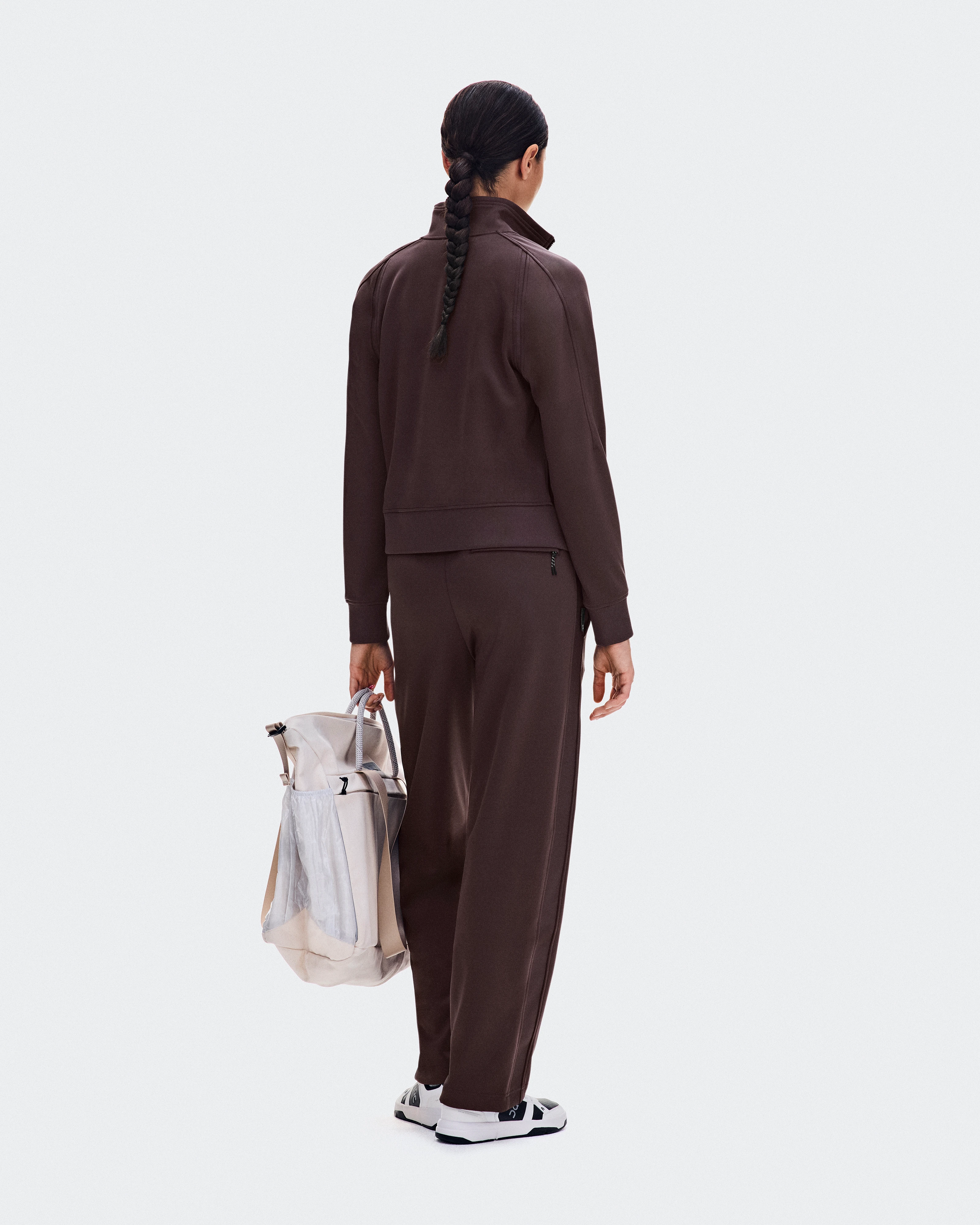 On Courtside Full-Zip Mulberry Femme Vestes