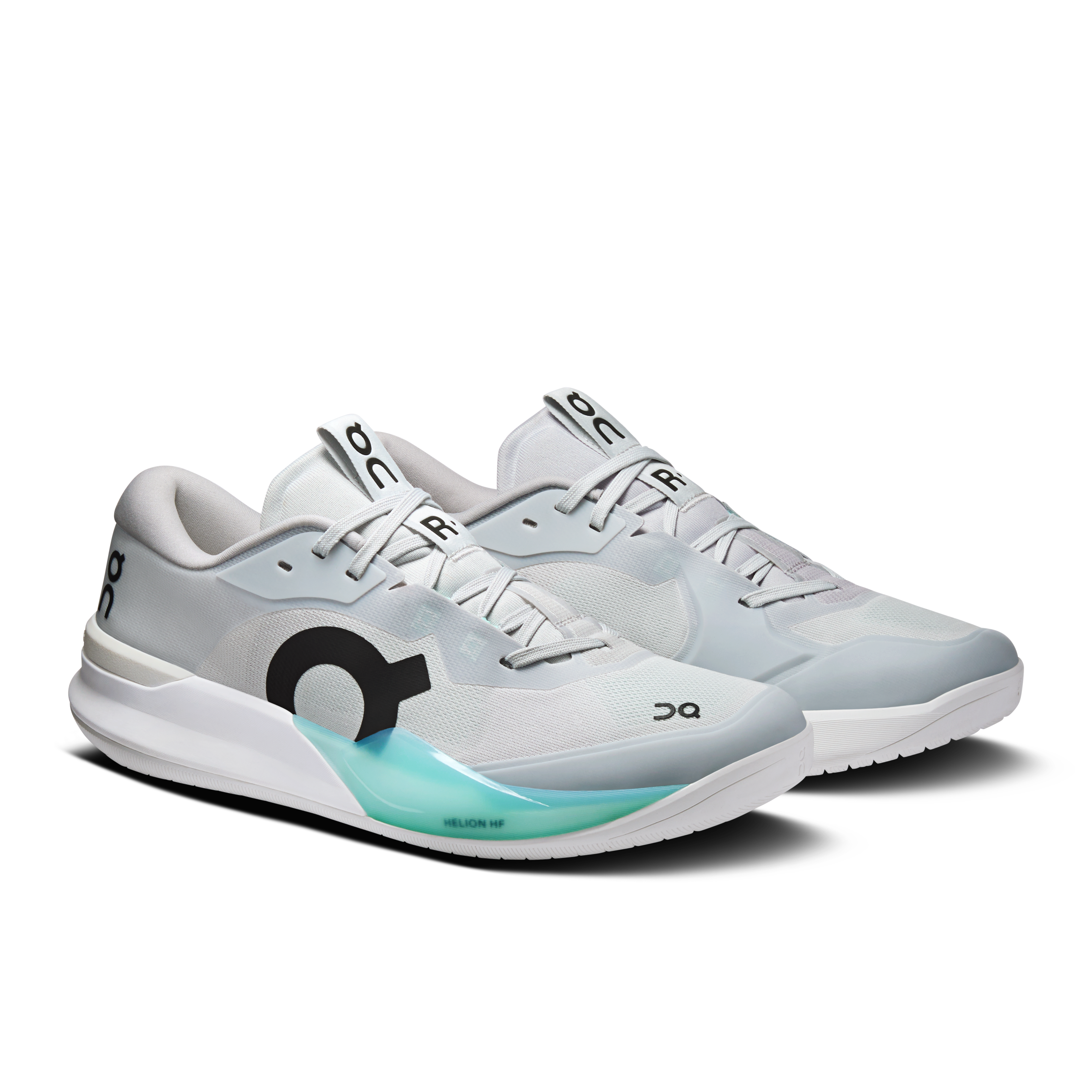 On THE ROGER Pro 3 Glacier & Celeste Homme Tennis Chaussures