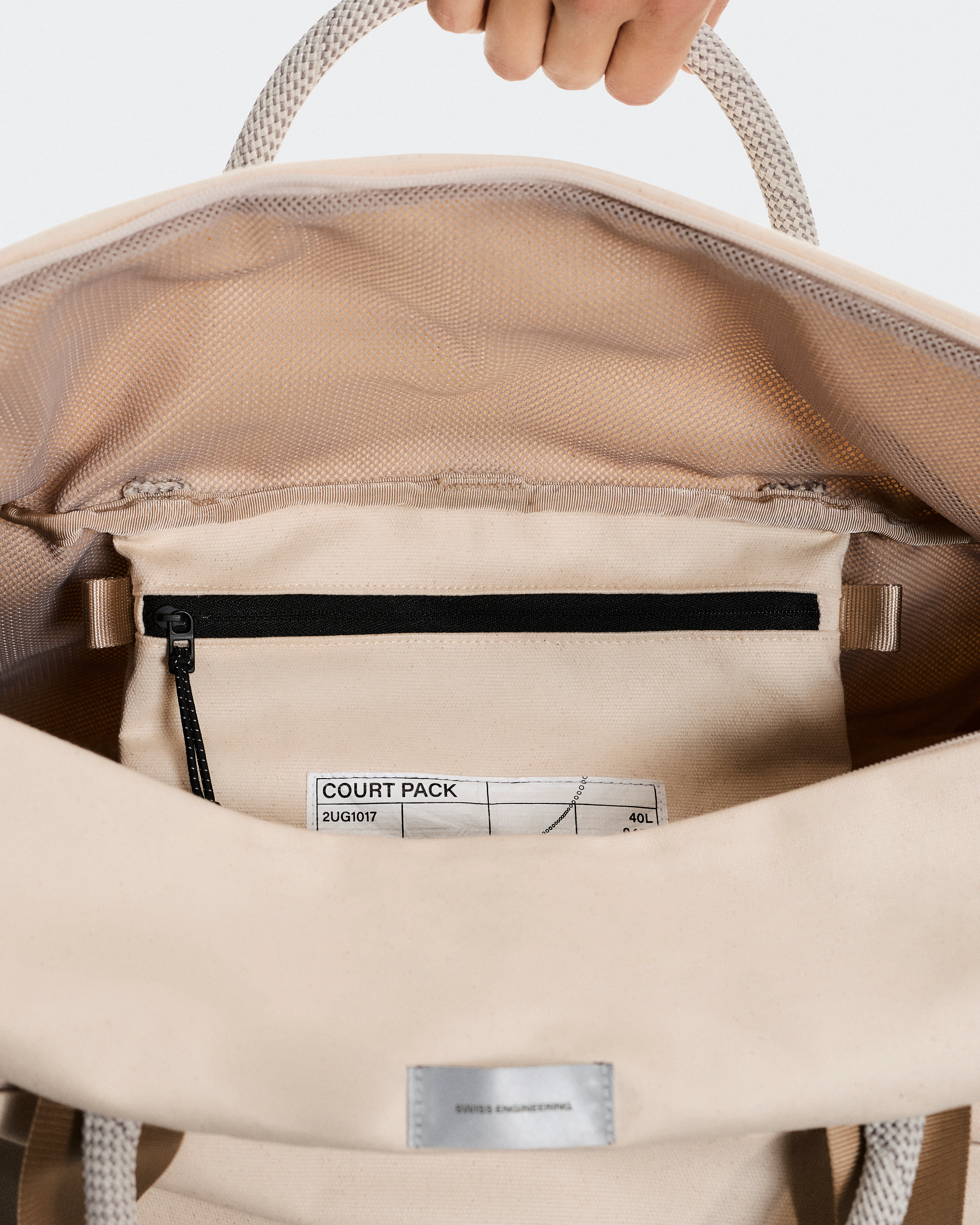 On Court Pack 40L Sesame & White Unisexe Sacs