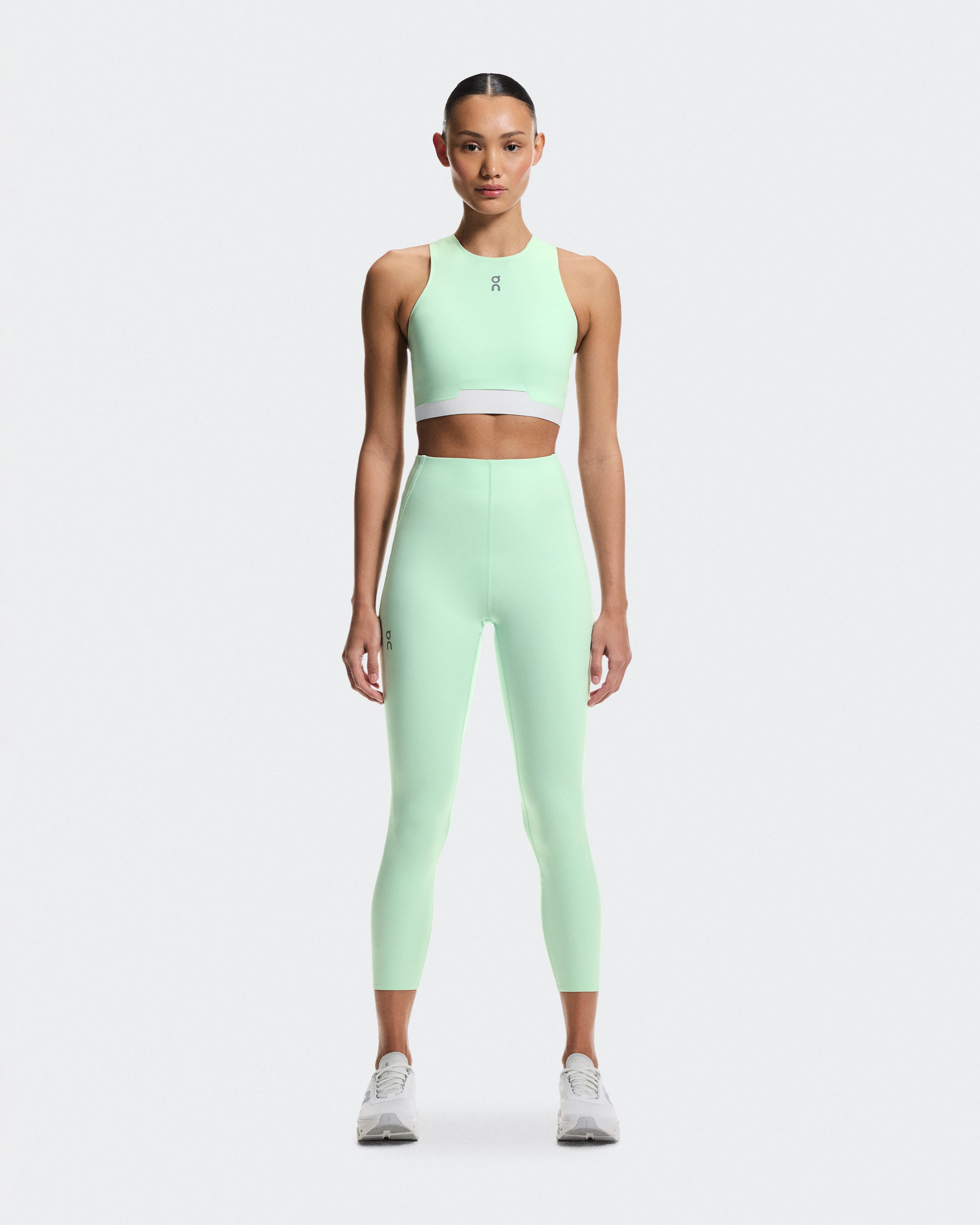 On Train 2-in-1 Crop Creek Femme Hauts et t-shirts