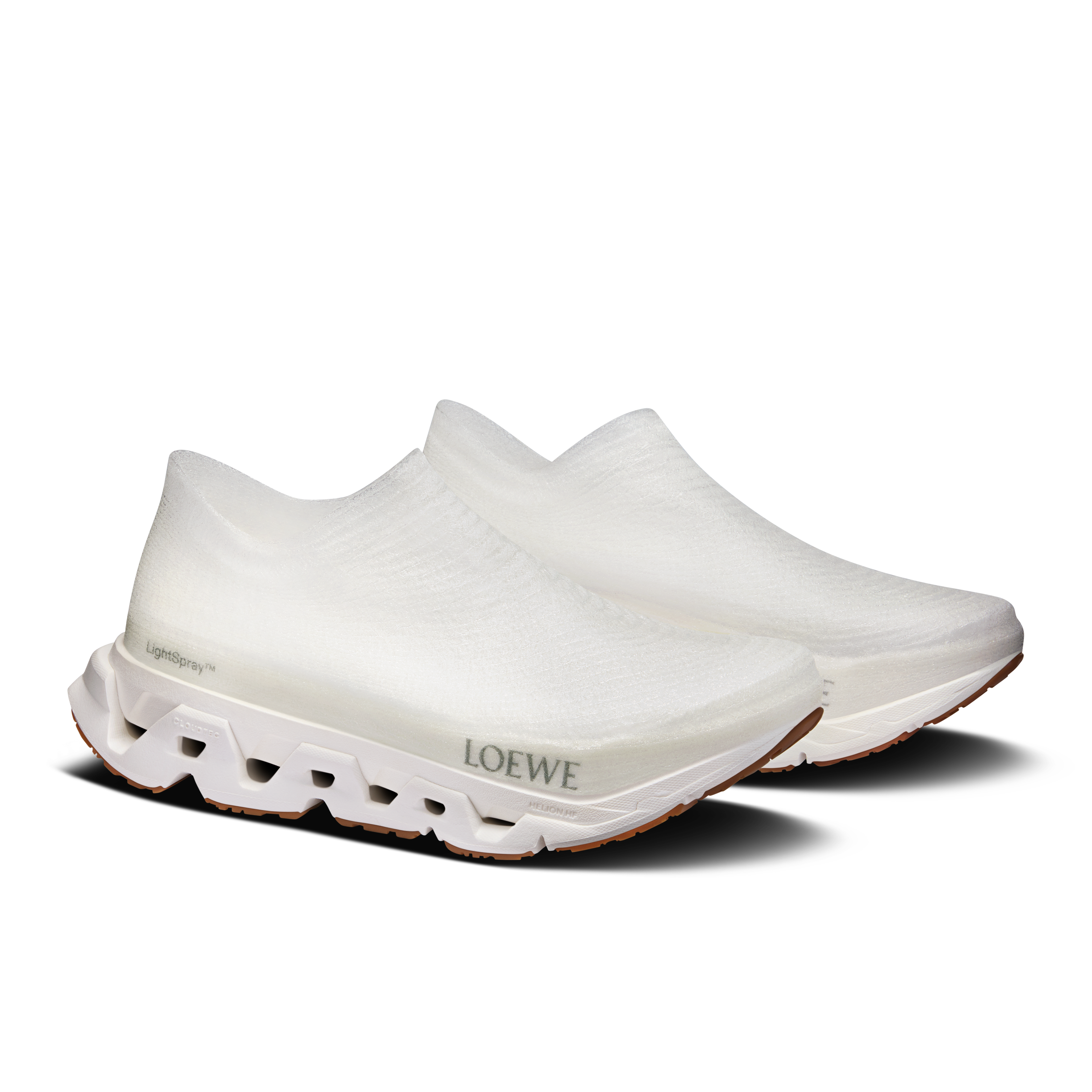 On LightSpray Cloudmonster LOEWE White Unisexe Chaussures