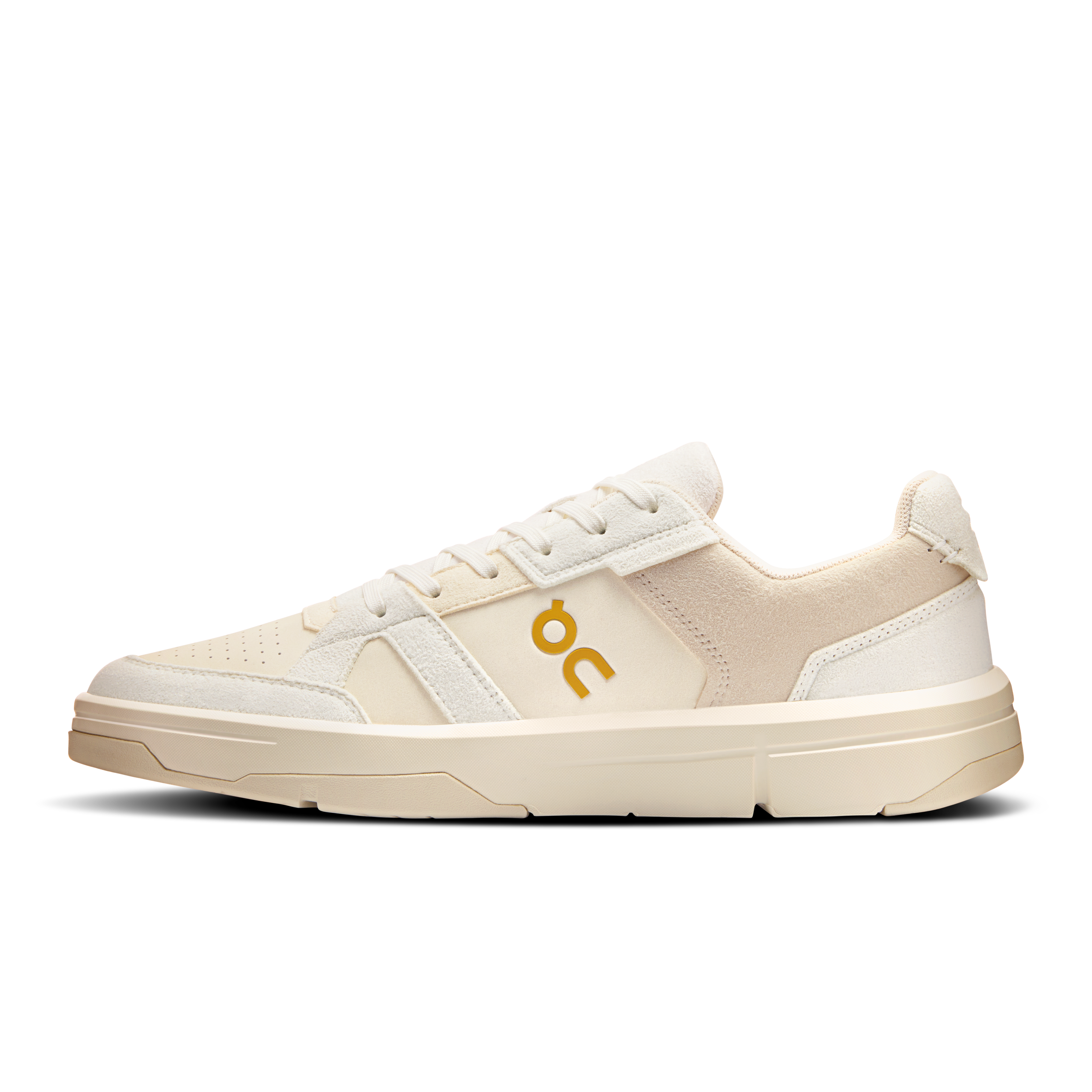 On THE ROGER Clubhouse Ace Ivory & Dew Homme Tennis Chaussures