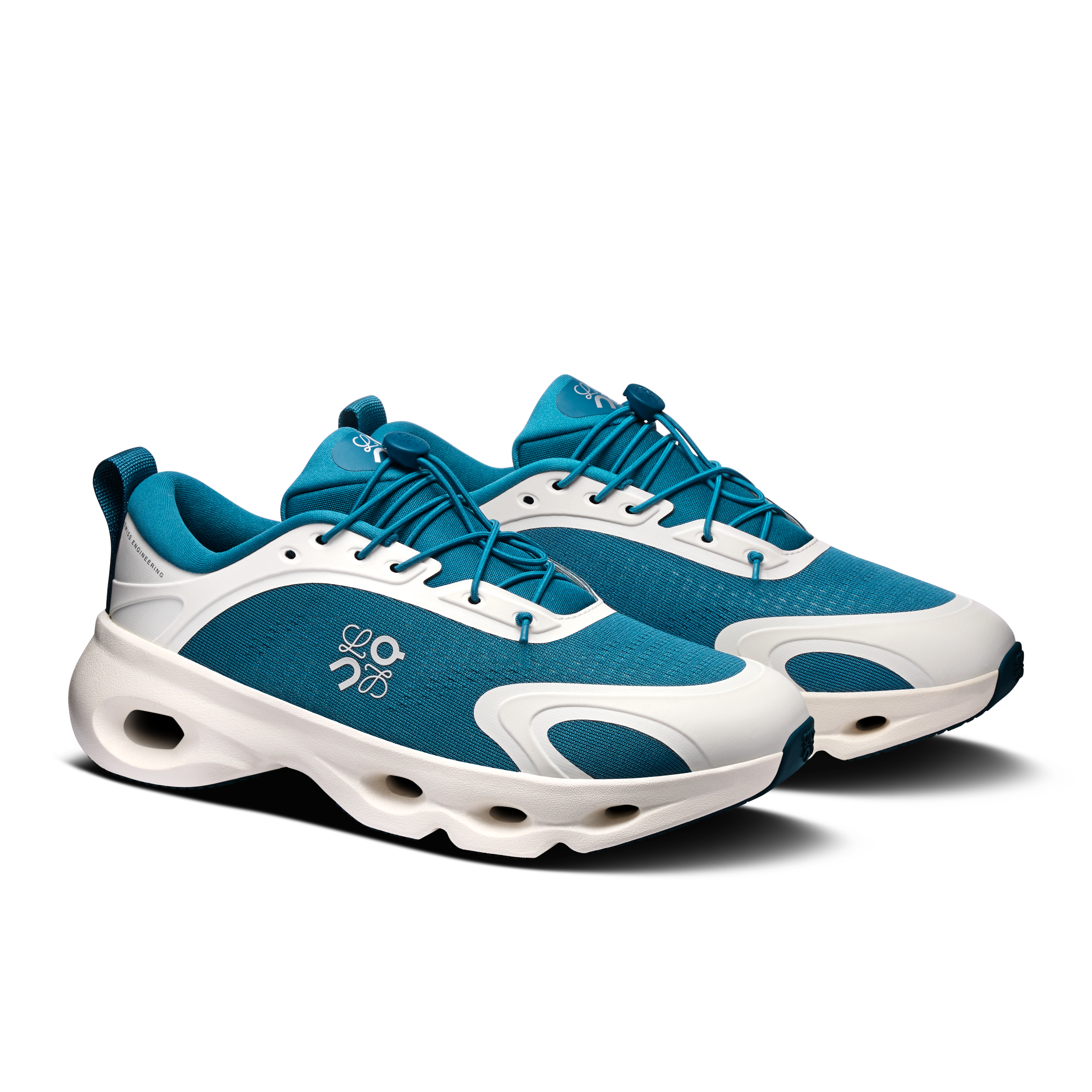 On Cloudsolo LOEWE Teal & Eggshell Femme Active Life Chaussures