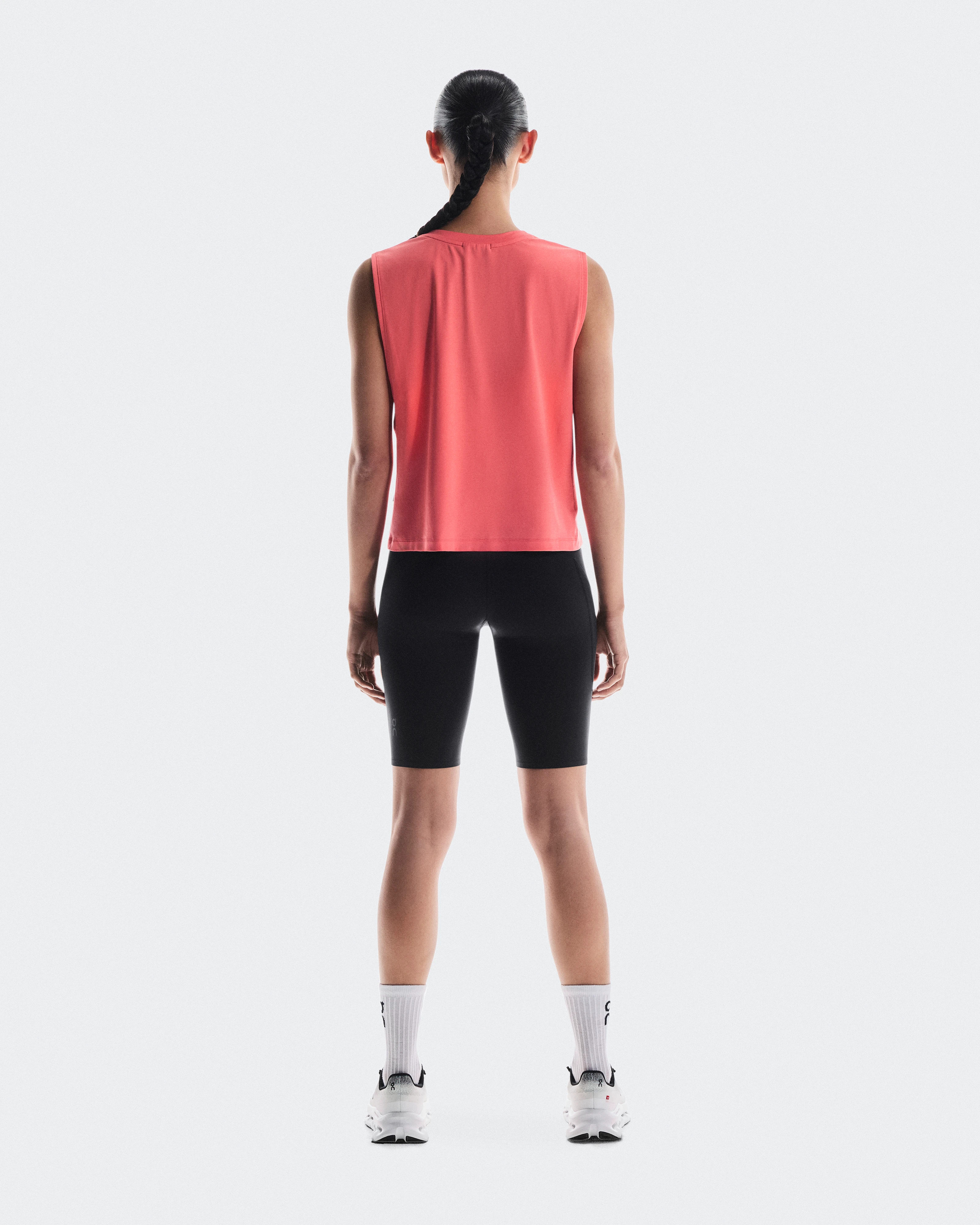 On Focus Crop Coral Femme Hauts et t-shirts