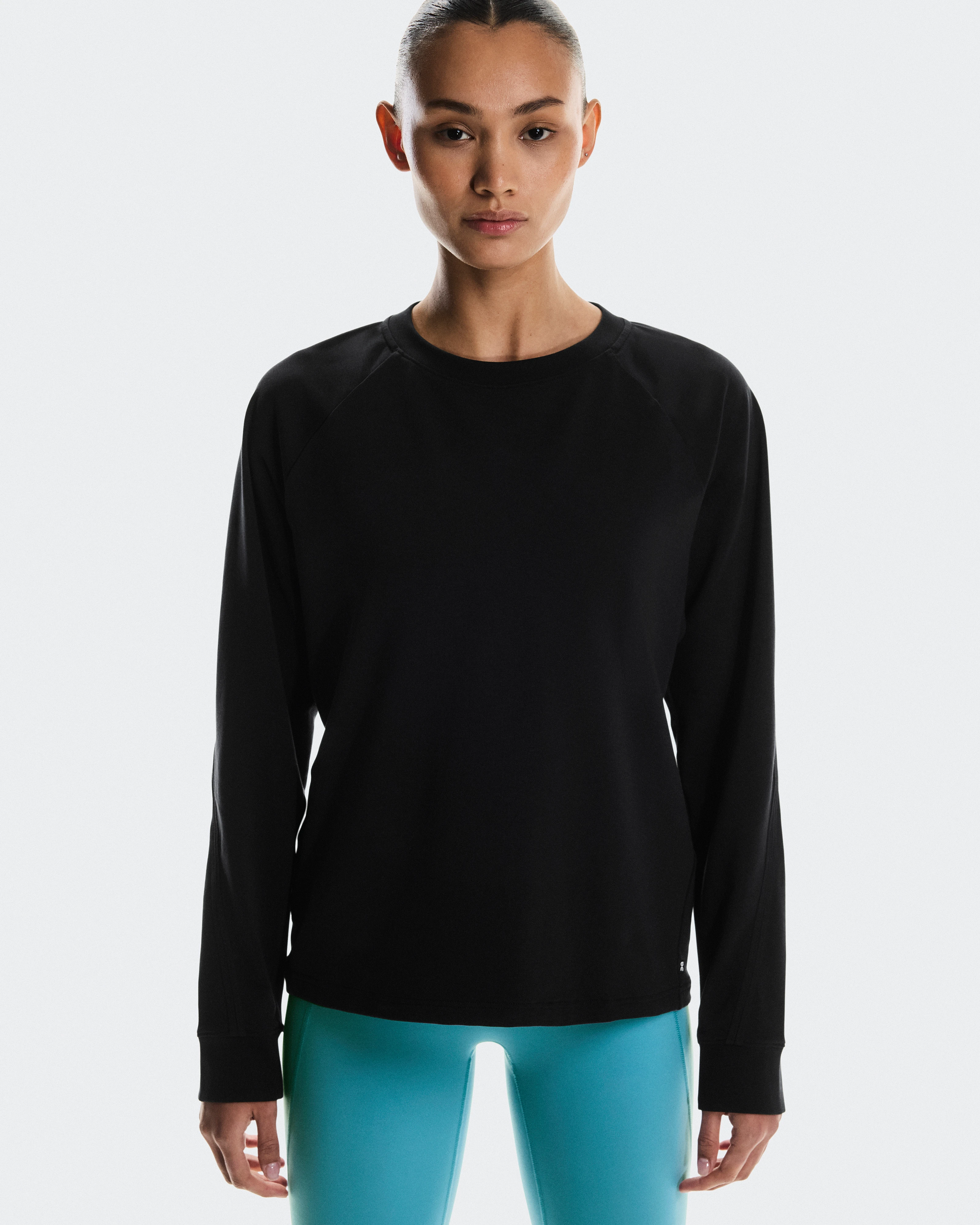 On Studio Crew Black Femme Sweats à capuche et sweats