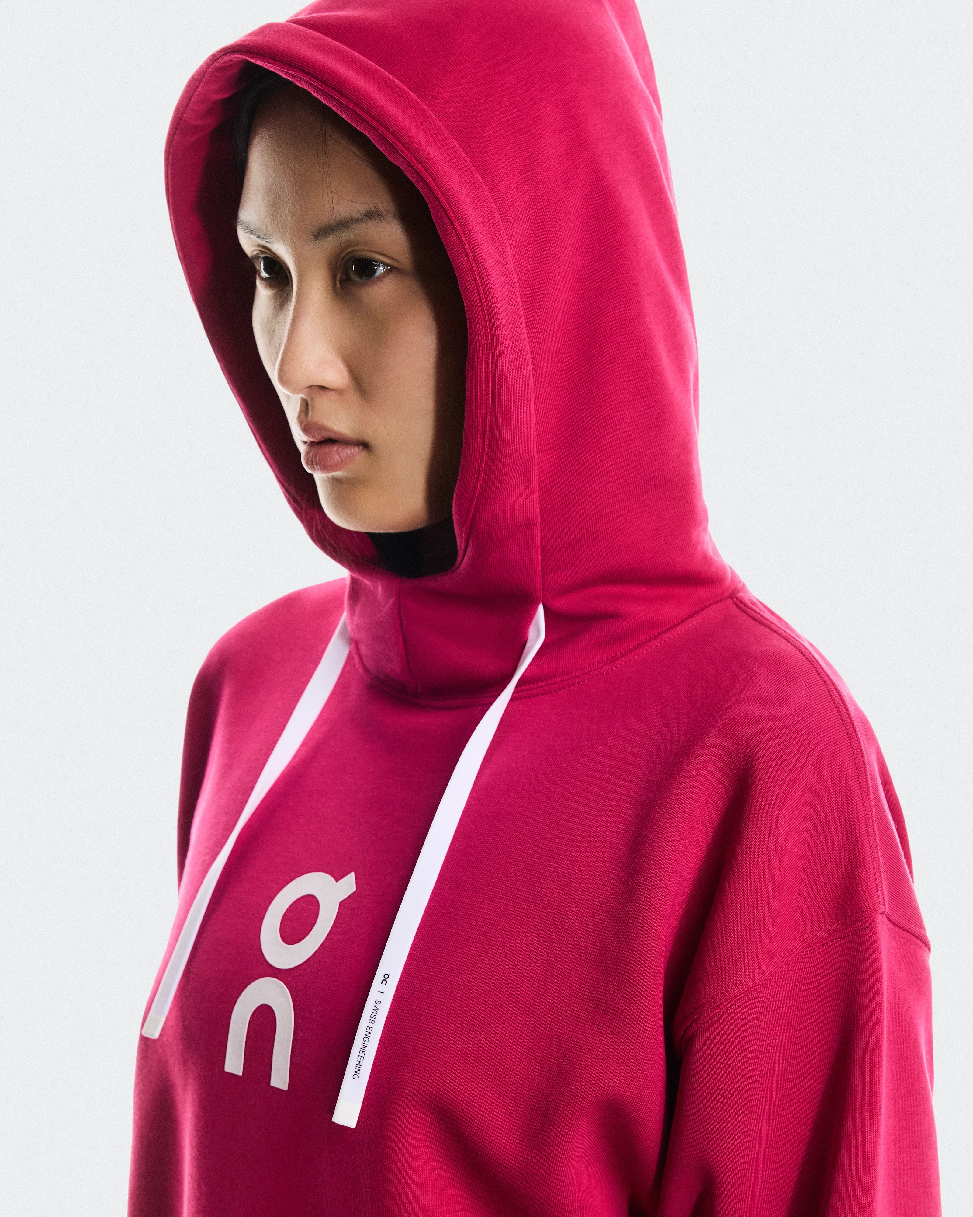 On Club Hoodie Grenadine Femme Sweats à capuche et sweats