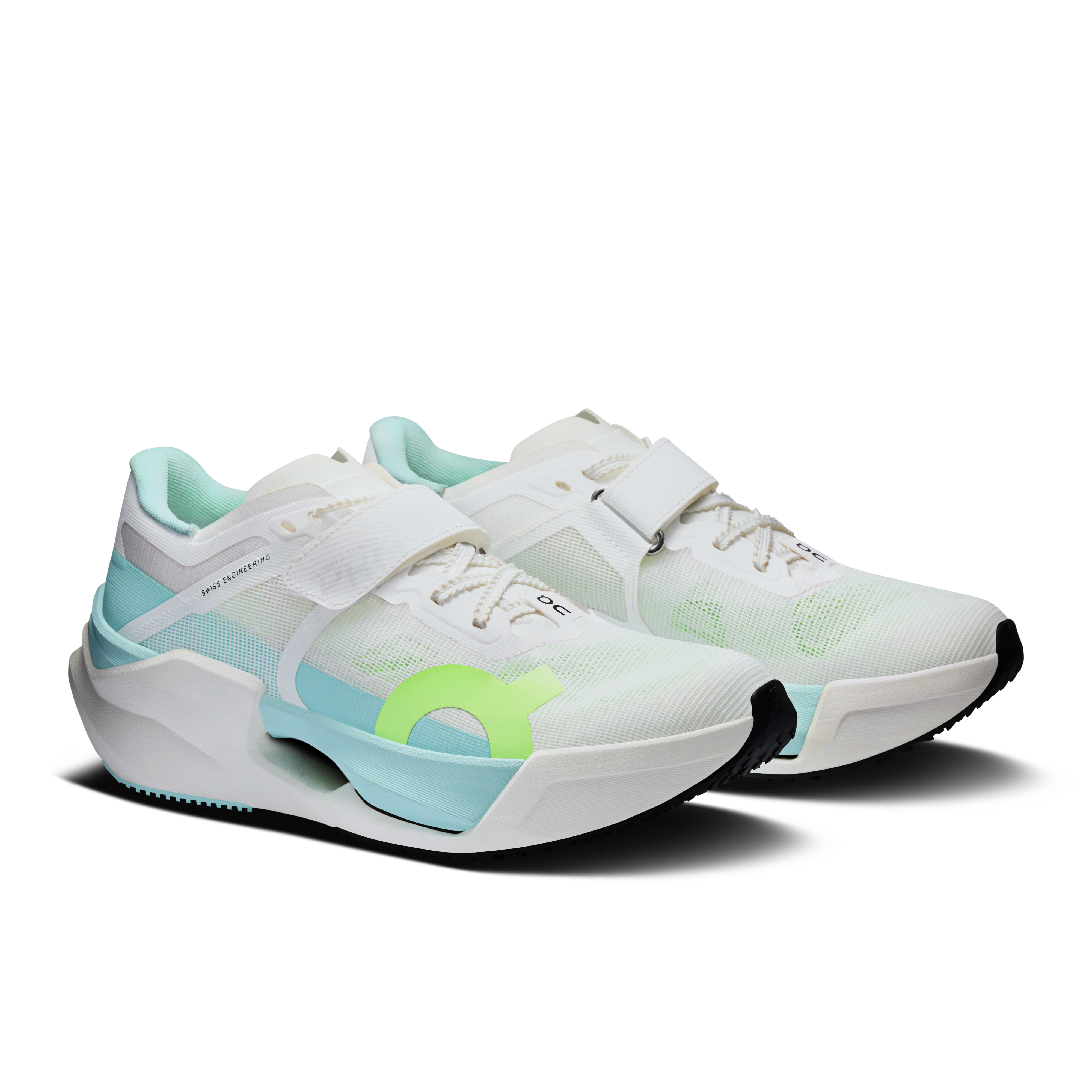 On Cloud X Tempo Pro White & Celeste Femme training_shoes Chaussures