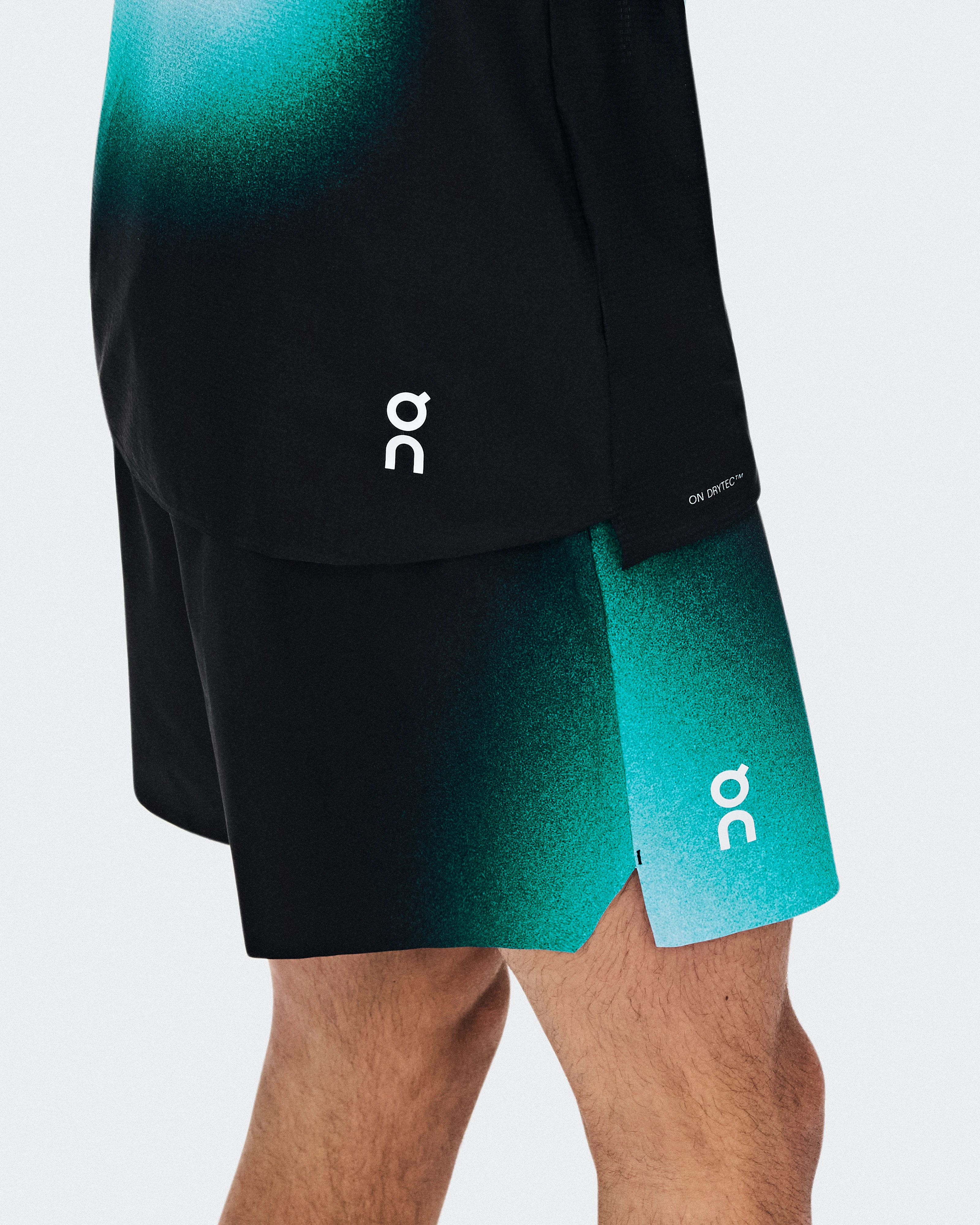 On 5" Court Shorts Swing Black & Neem Homme Shorts