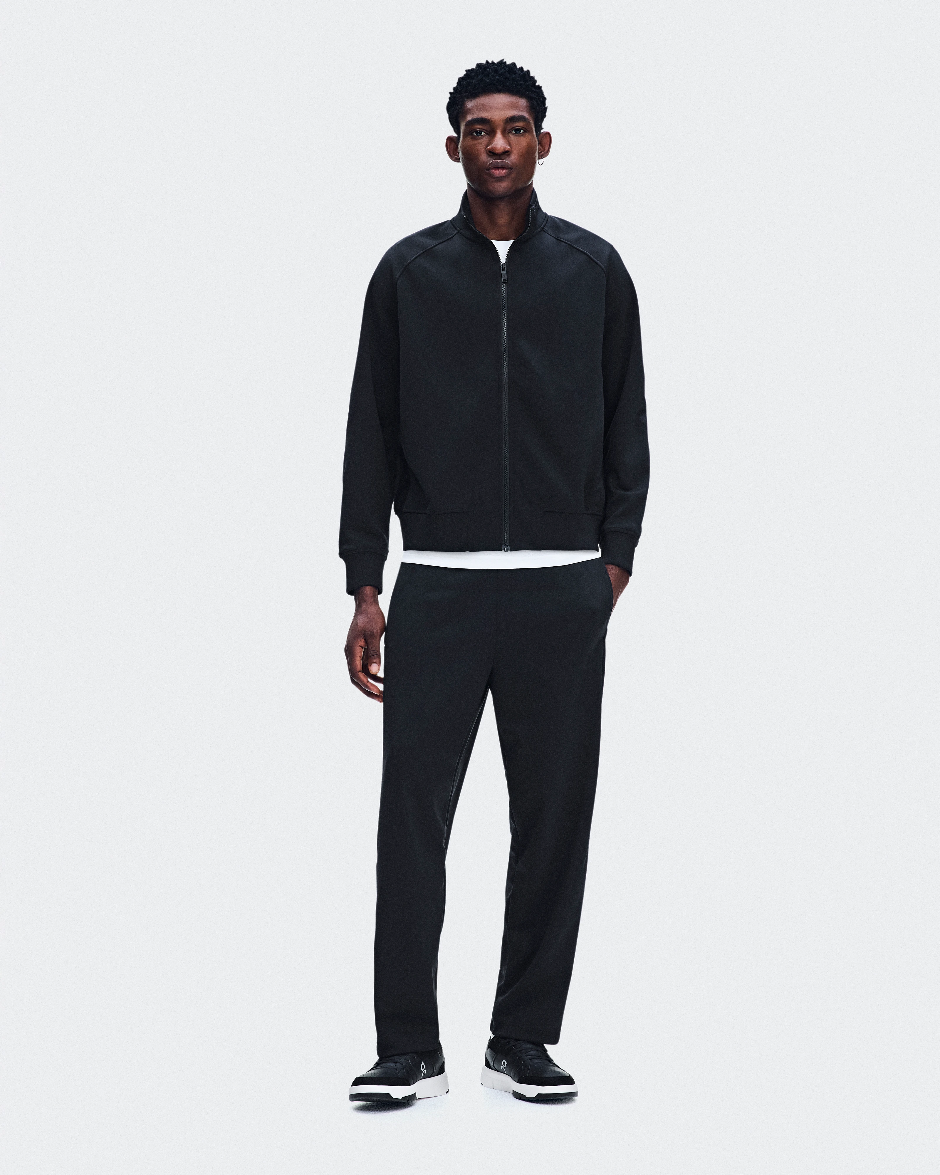 On Courtside Full-Zip Black Homme Vestes