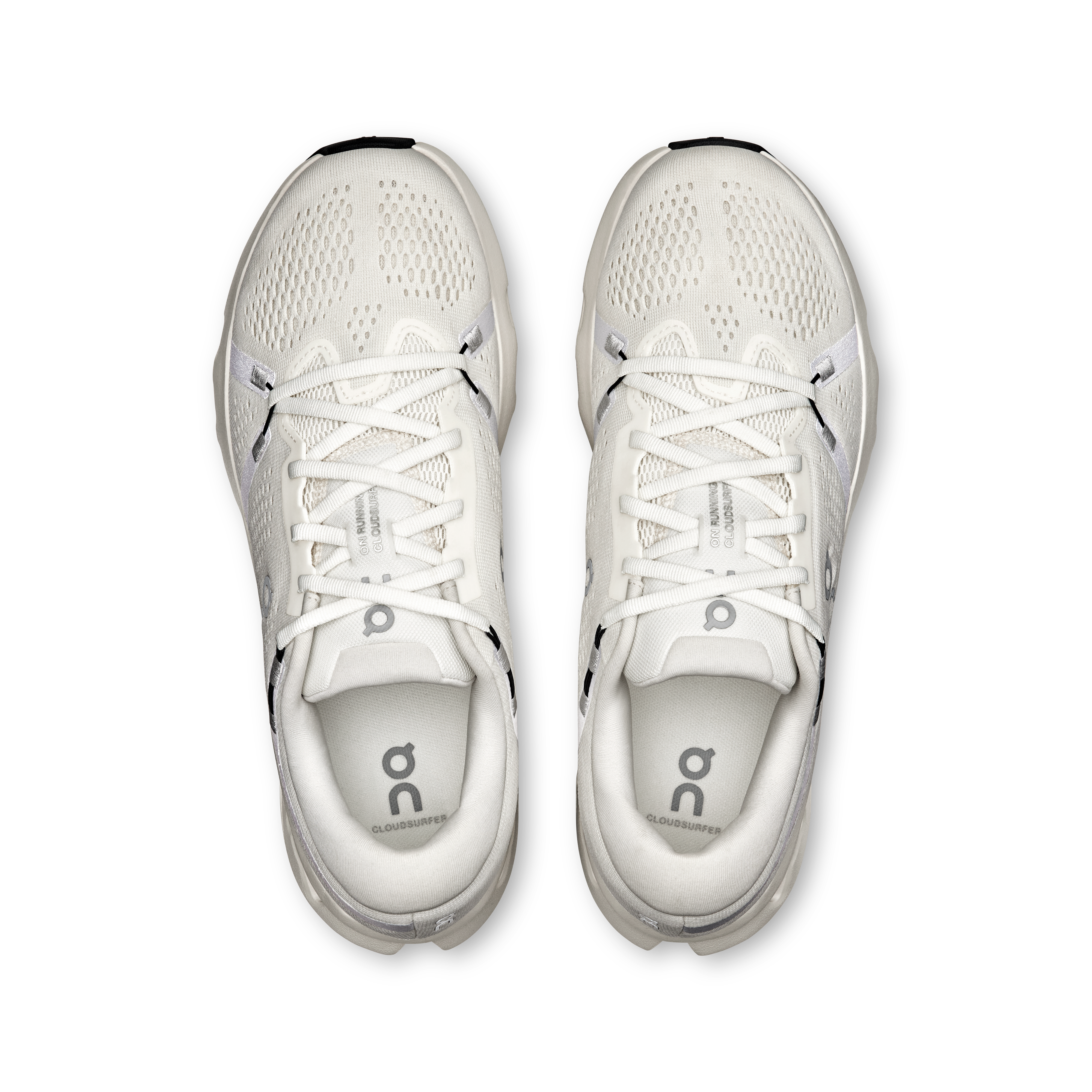 On Cloudsurfer 2 Wide Ivory & Ivory Homme Running sur route Chaussures