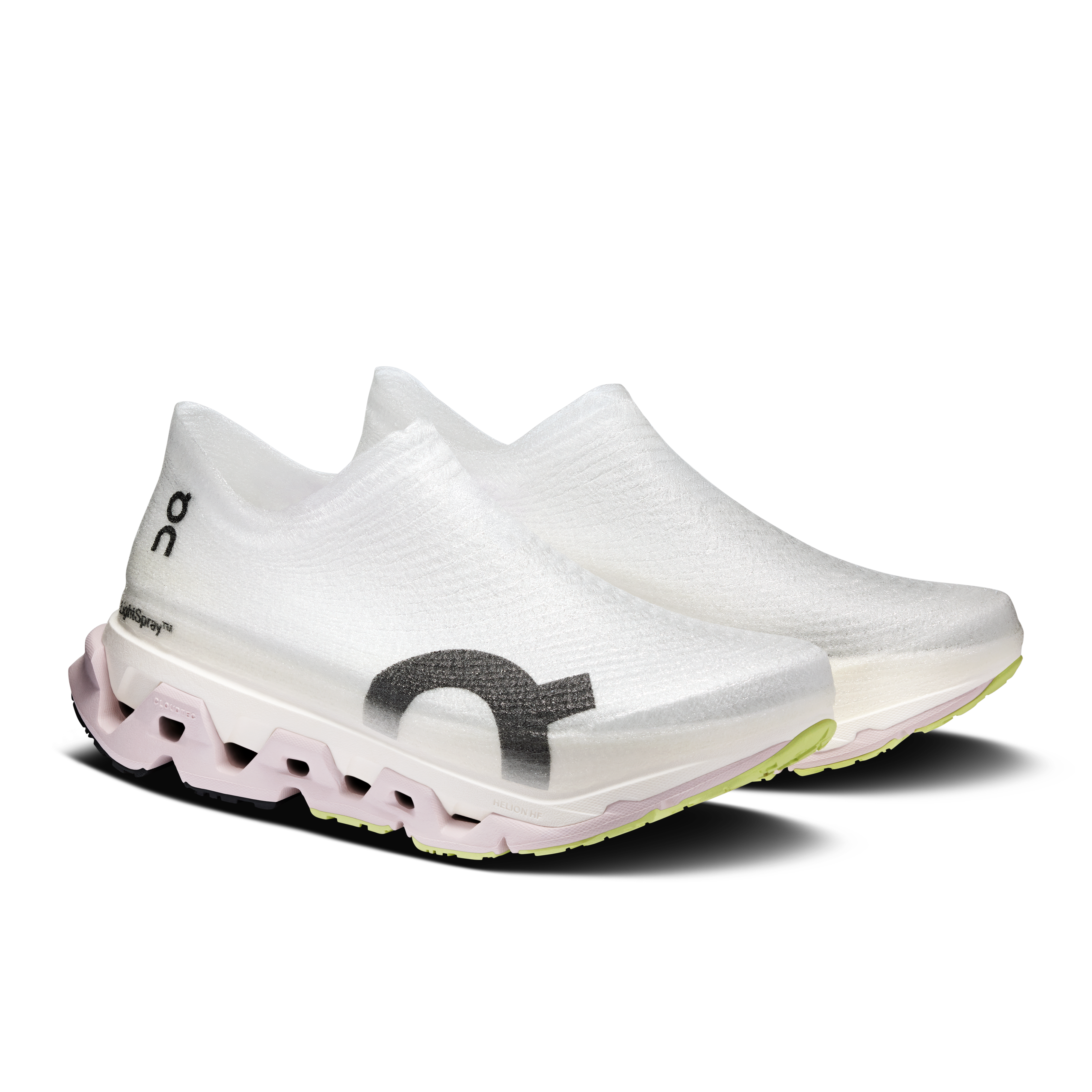 On LightSpray Cloudmonster 3 Hyper Lily & Limelight Unisexe – Sorties longues, tempo runs, foulées réactives Chaussures