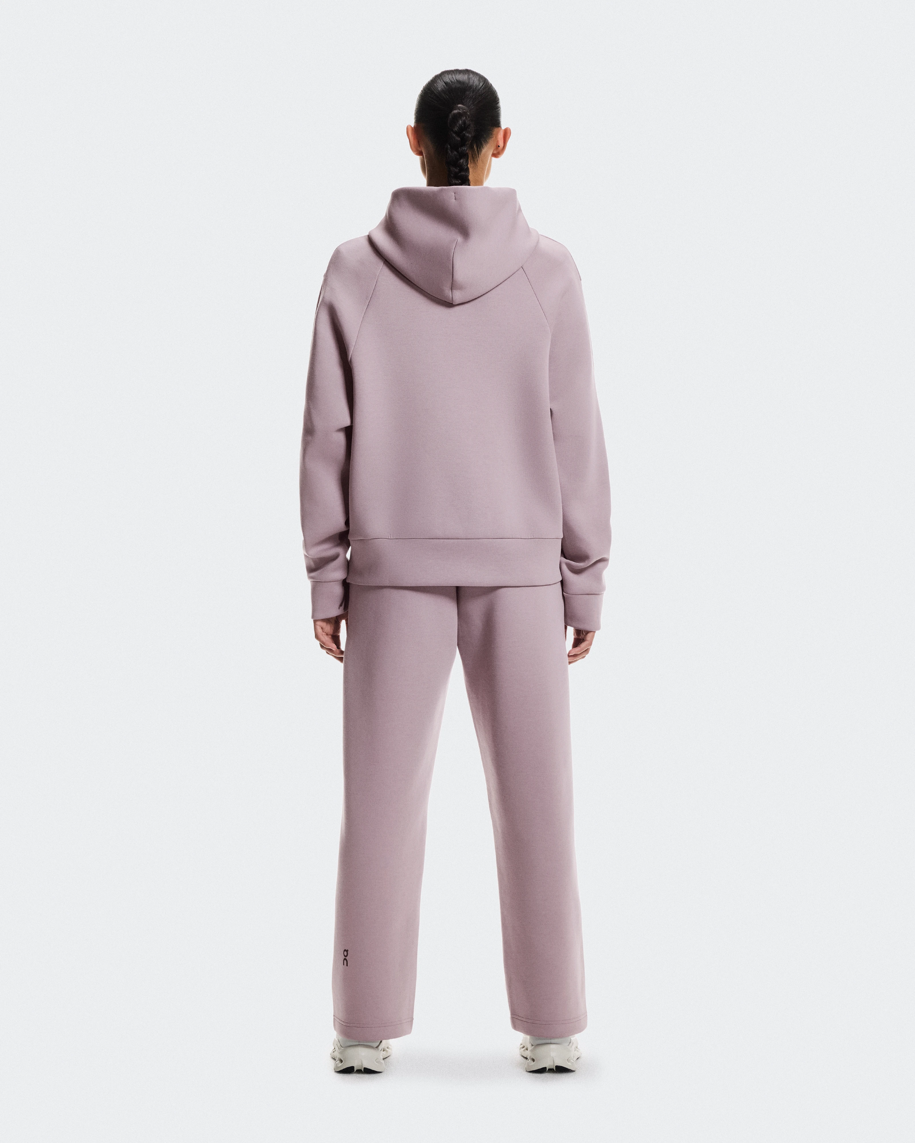 On Focus Tech Hoodie Heron Femme Sweats à capuche et sweats
