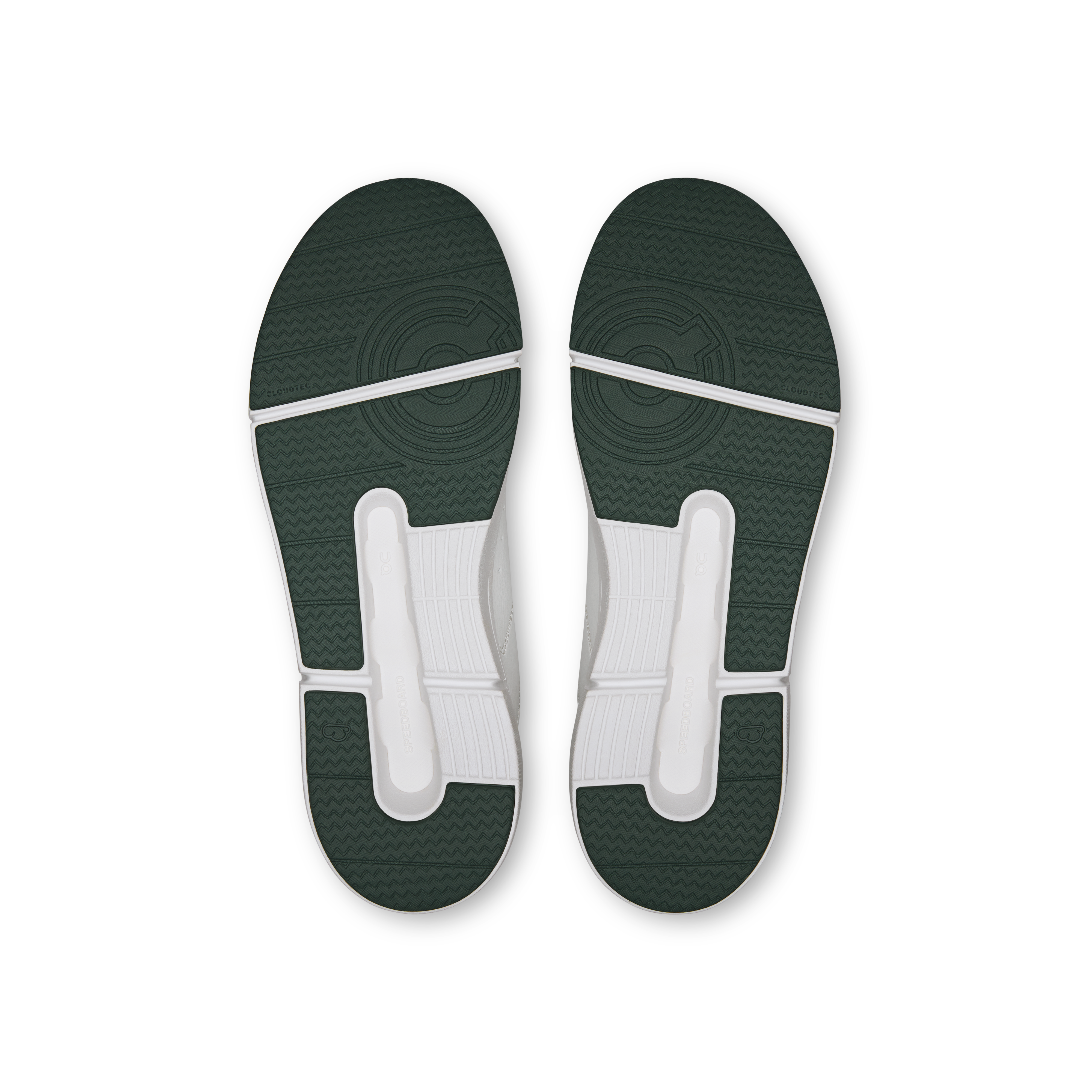 On THE ROGER Youth White & Olive Ados Tennis Chaussures