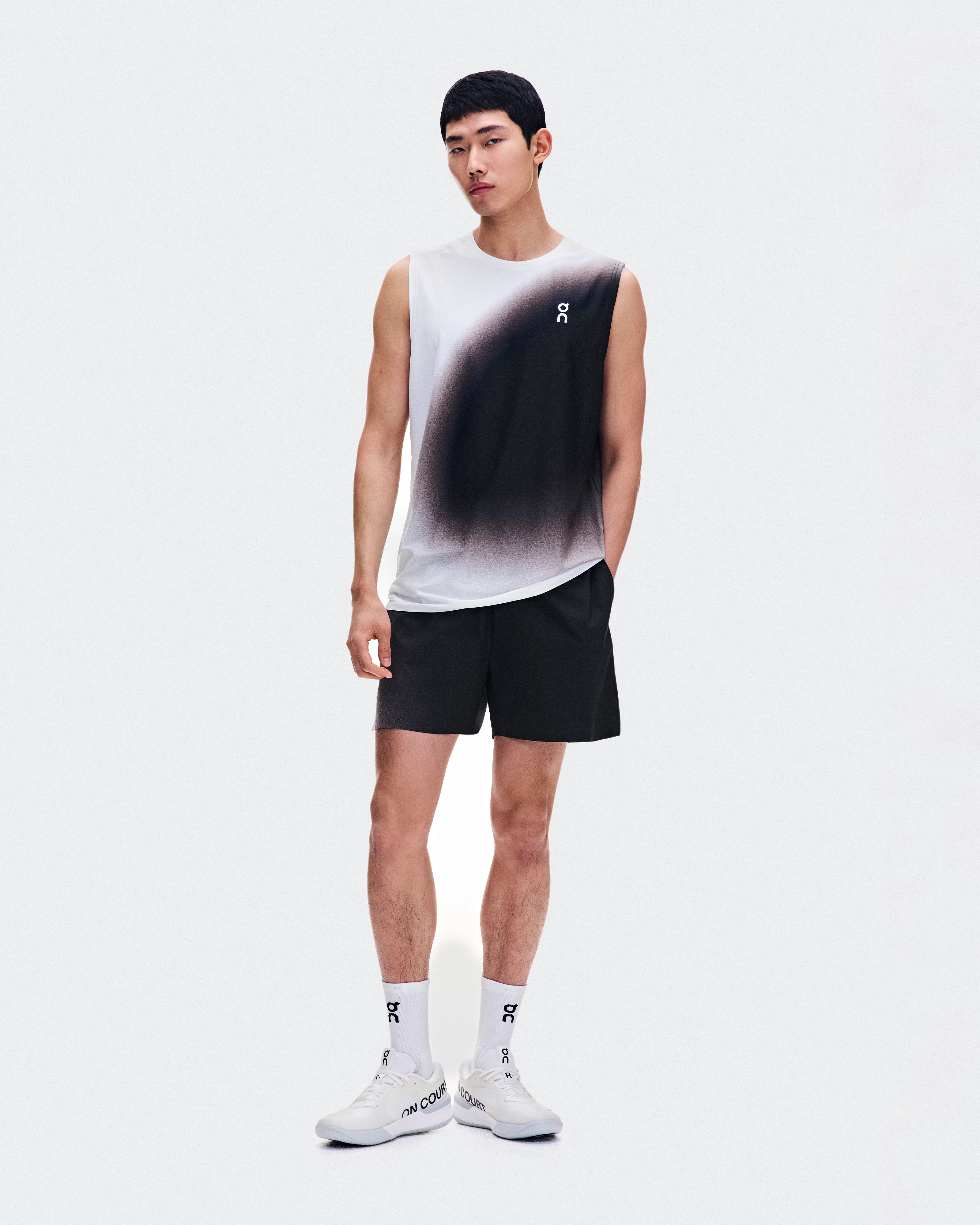 On Court Tank Swing White & Mulberry Homme Hauts et t-shirts