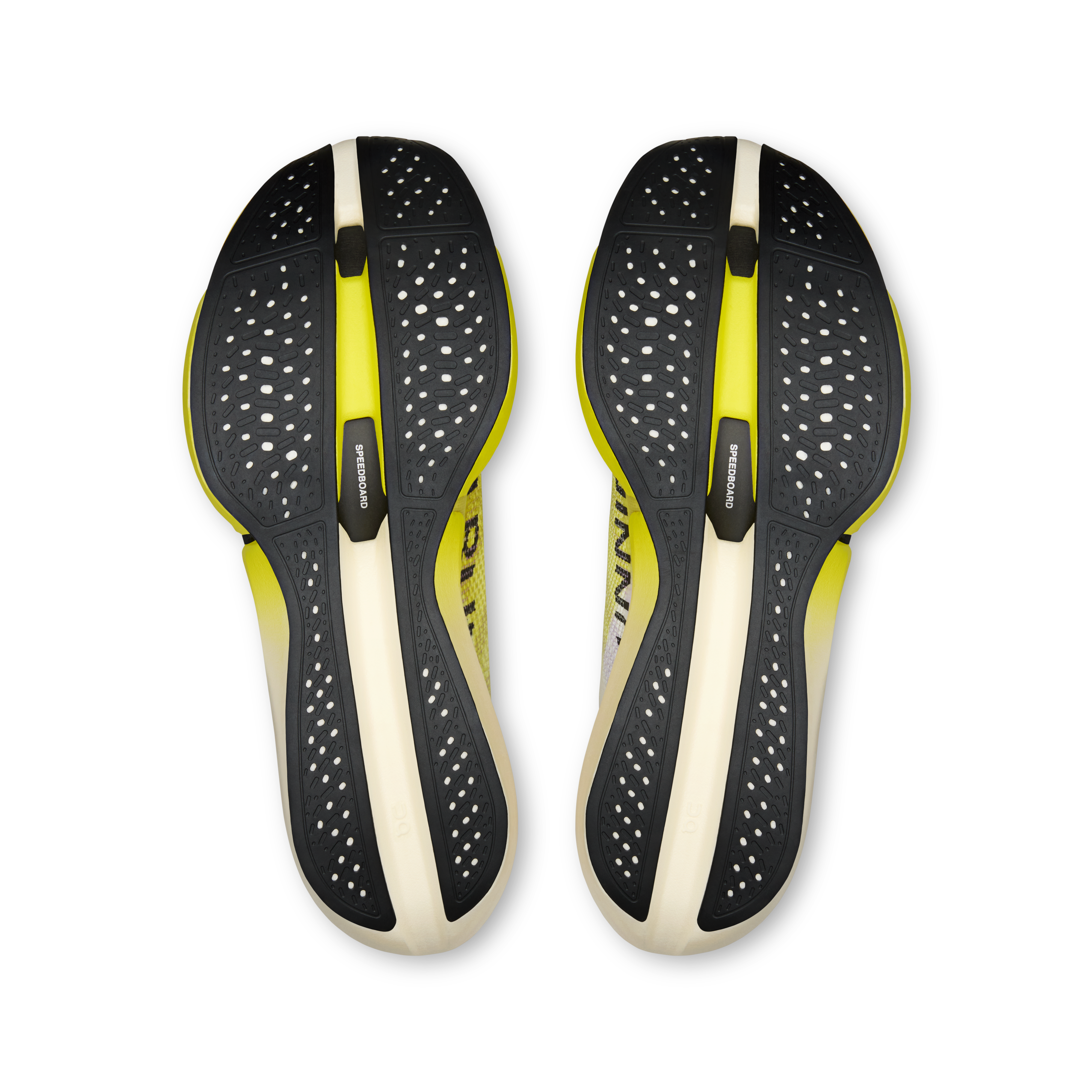 On Cloudboom Strike 2 White & Lime Unisexe Running sur route Chaussures