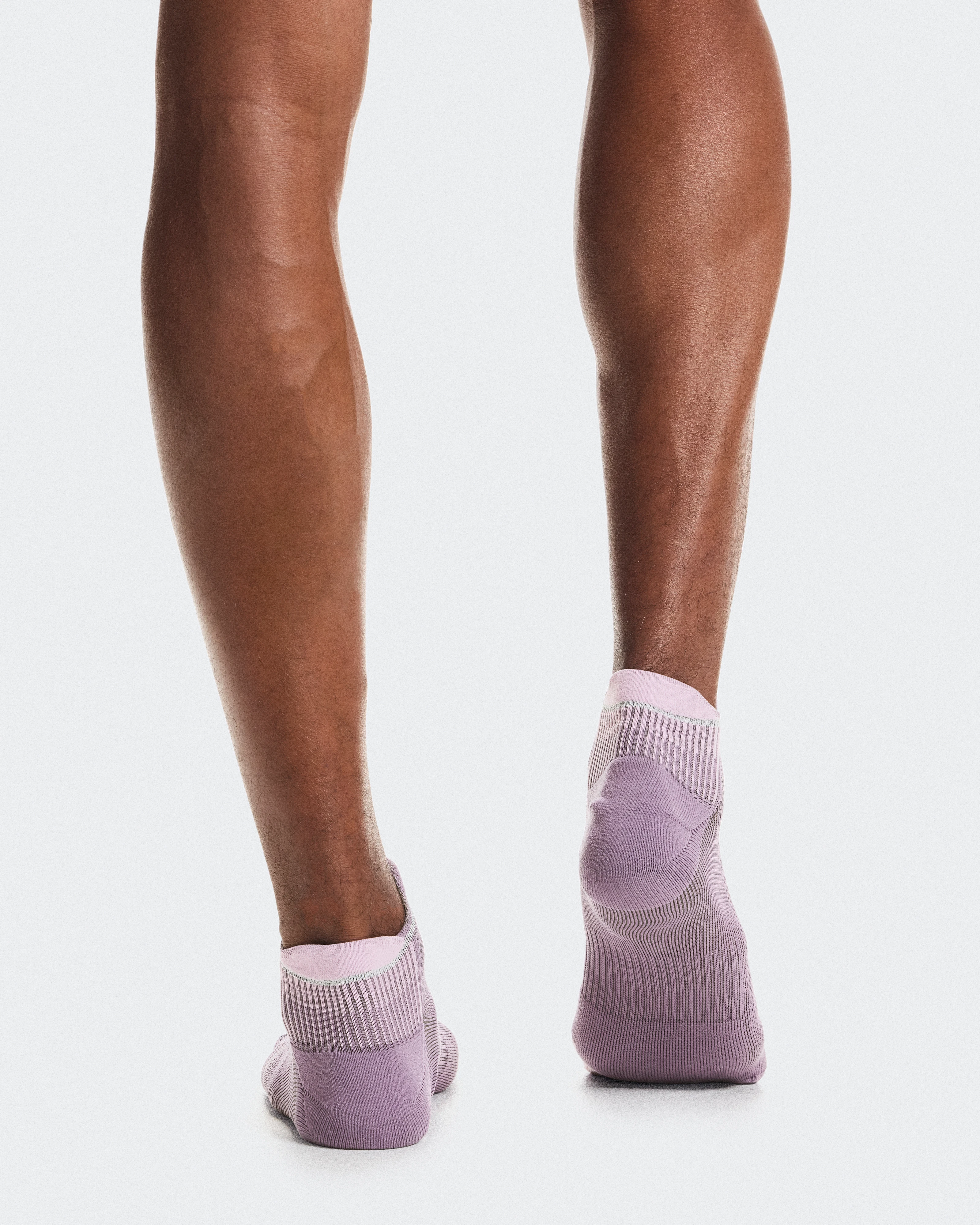 On Performance Run Sock Low Dewberry & Sakura Unisexe Chaussettes