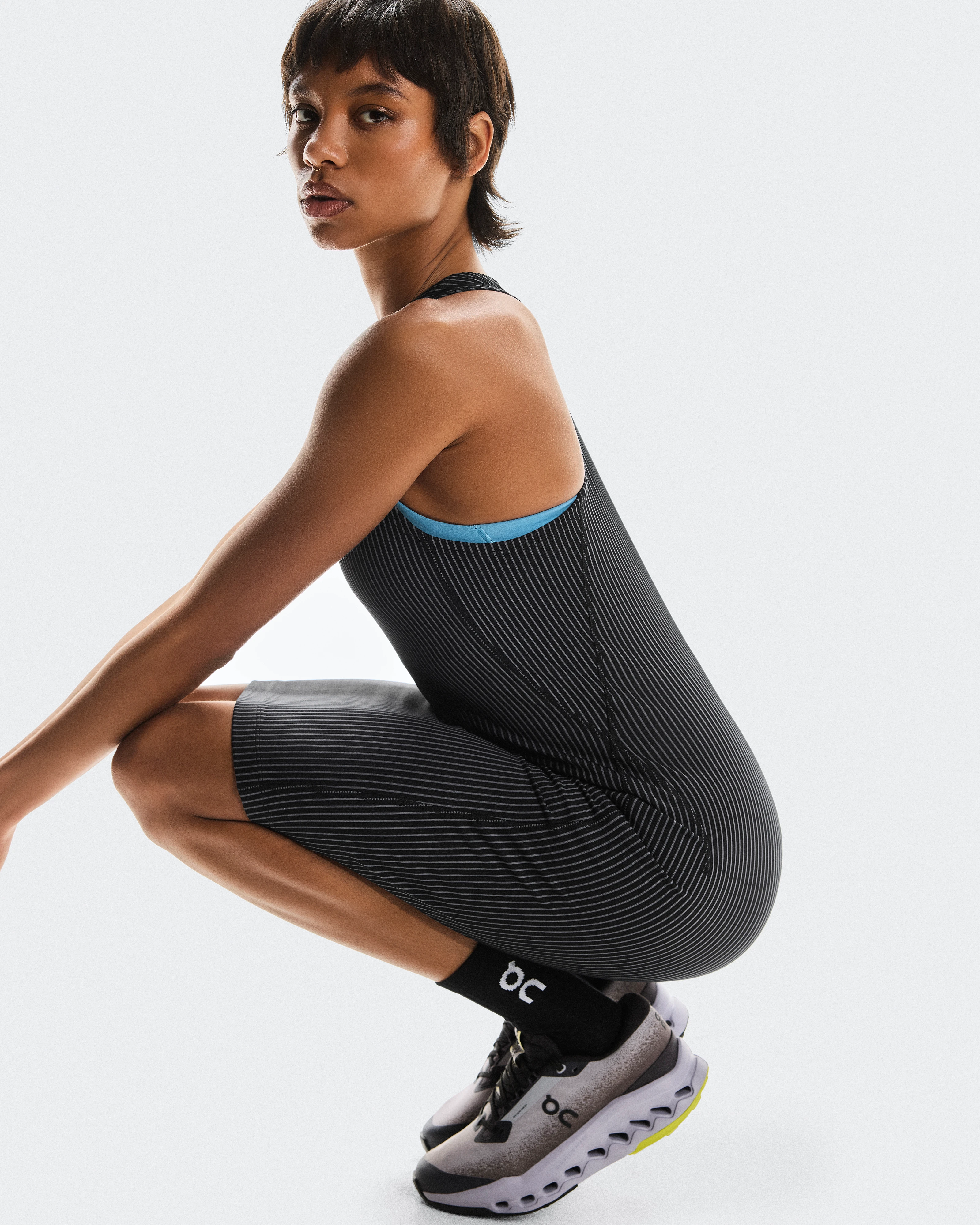 On All-Day Ribbed Dress Black & Rock Femme Robes