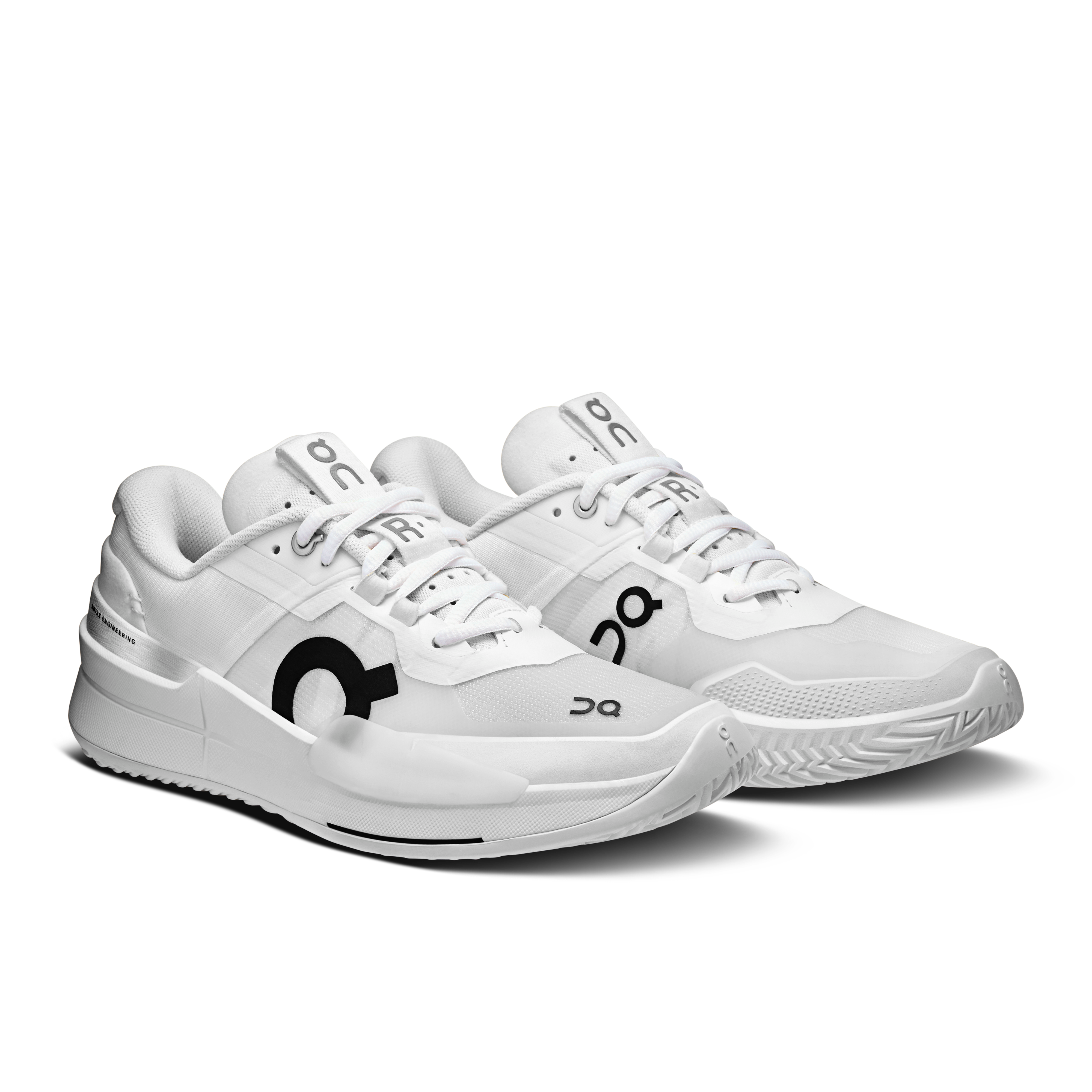 On THE ROGER Pro 2 All White Femme Tennis Chaussures