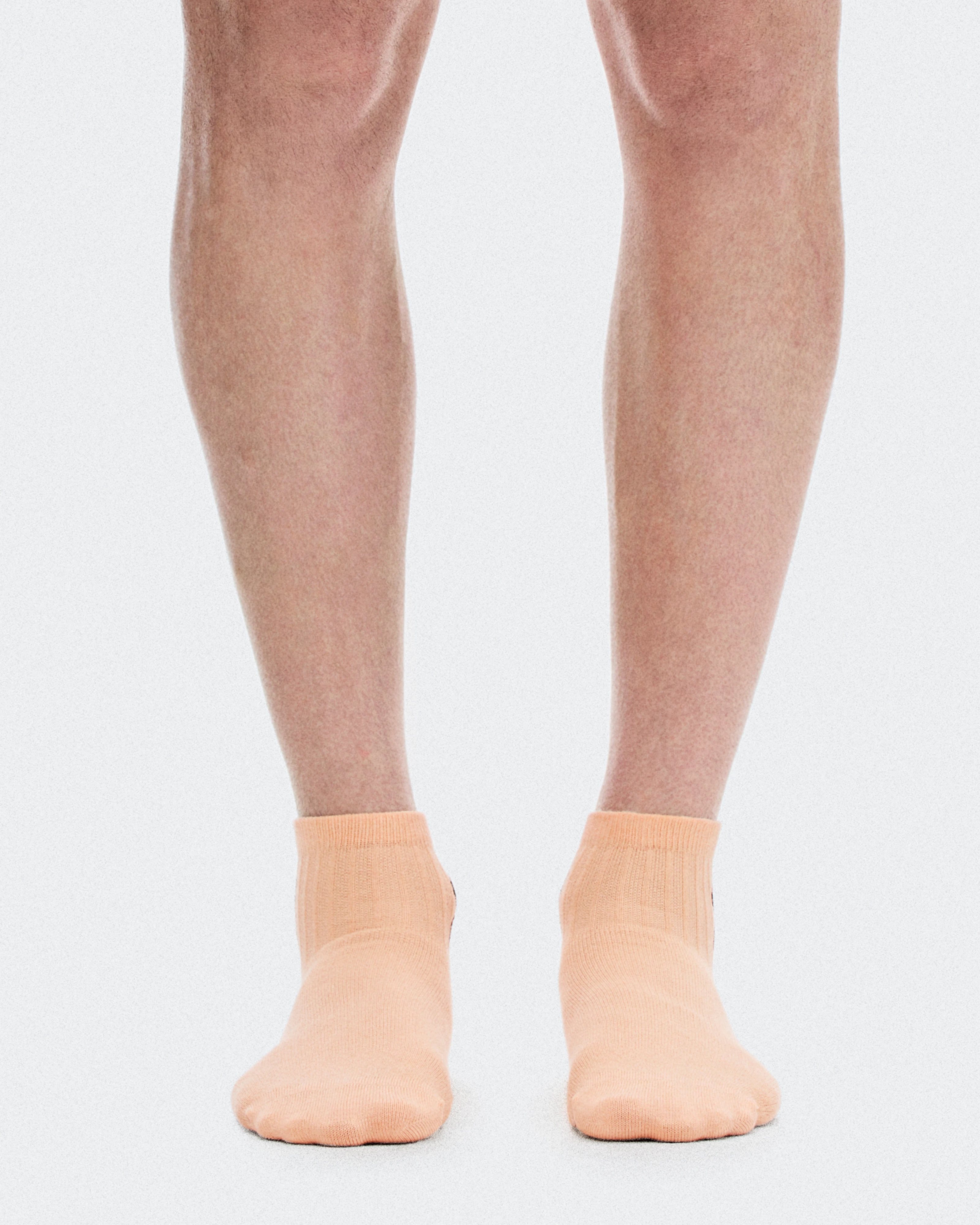 On Logo Sock Mid 3P Sherbet & Rhodonite Unisexe Chaussettes