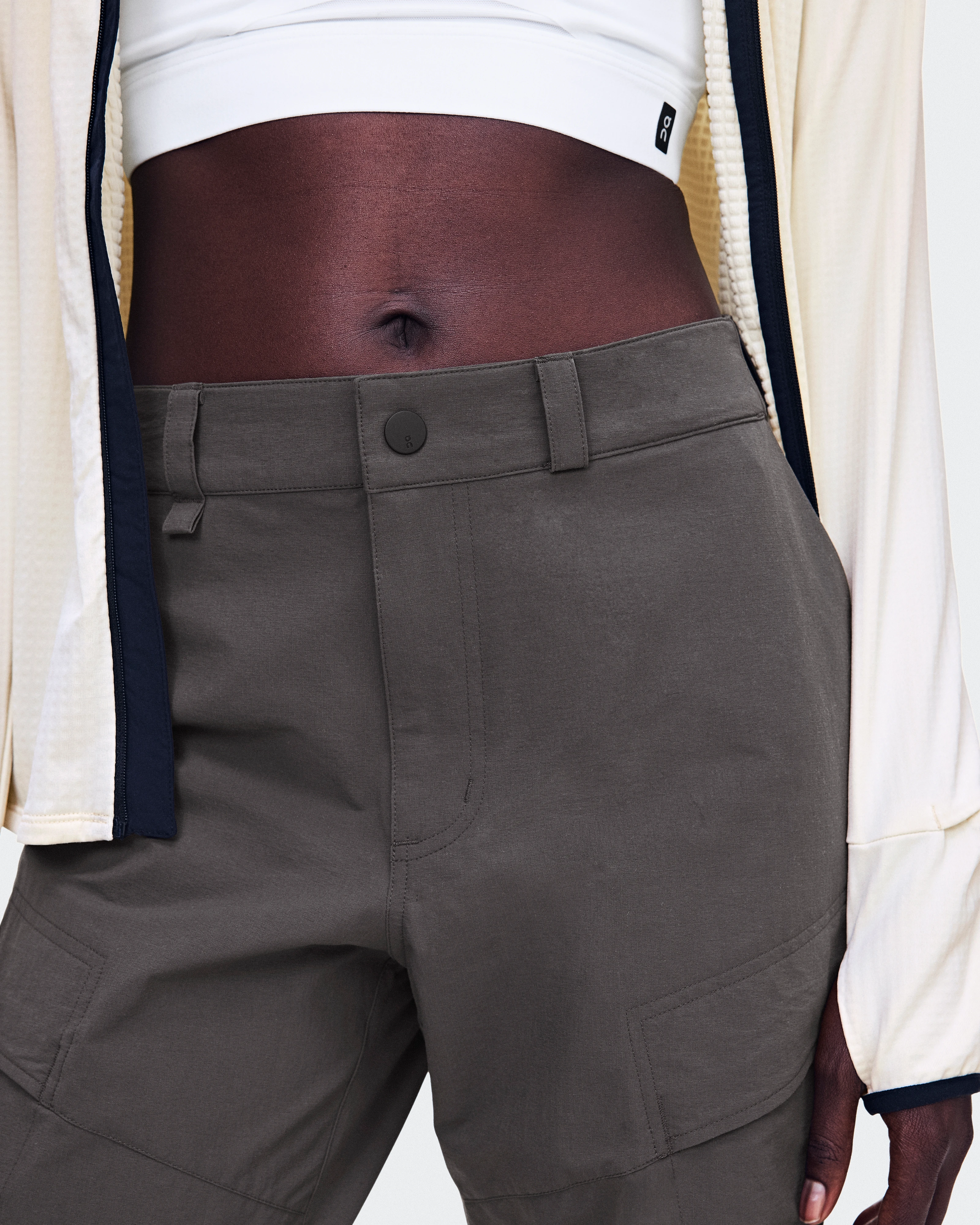 On Trek Pants Espresso Femme Pantalons