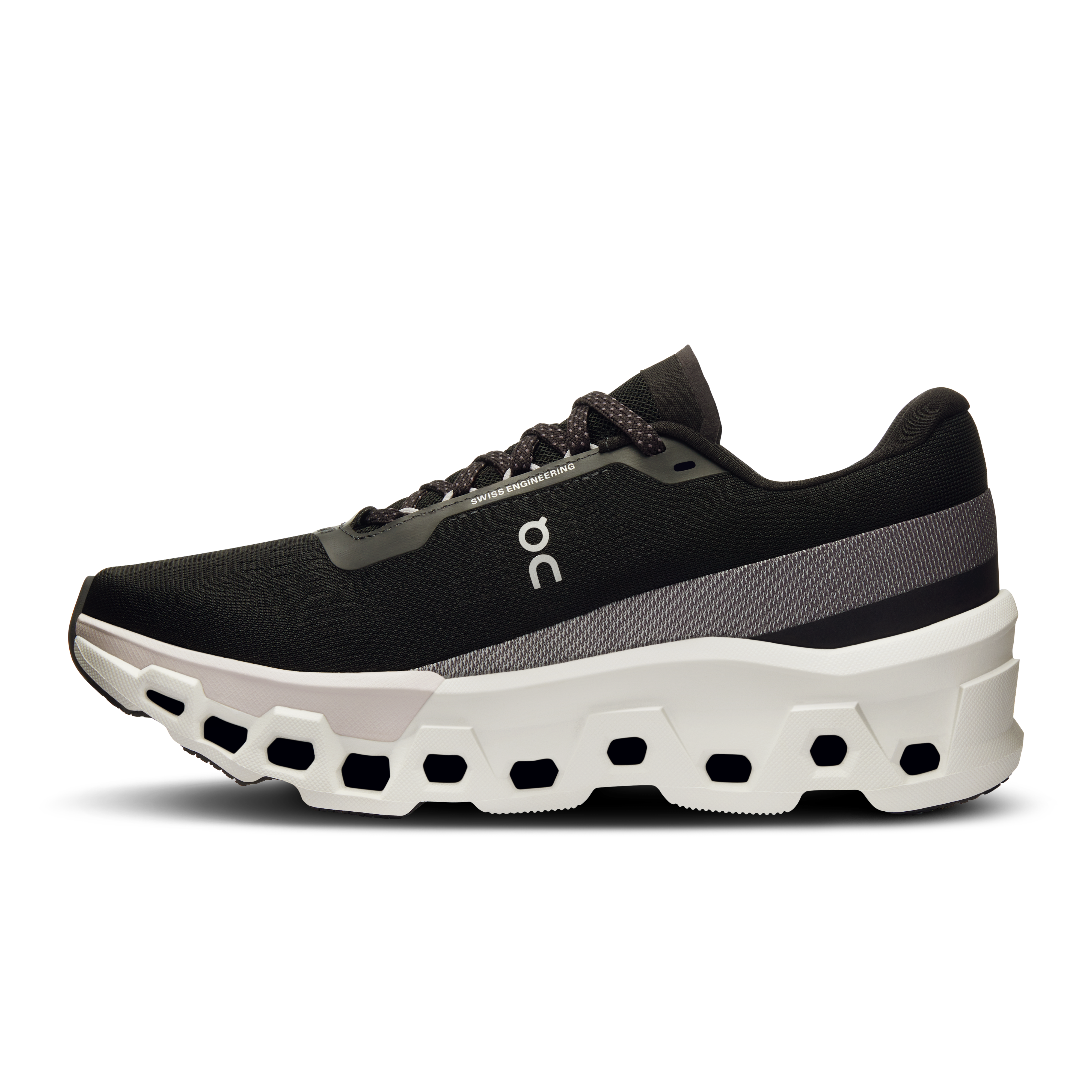 On Cloudmonster 2 Black & Frost Femme Running sur route Chaussures