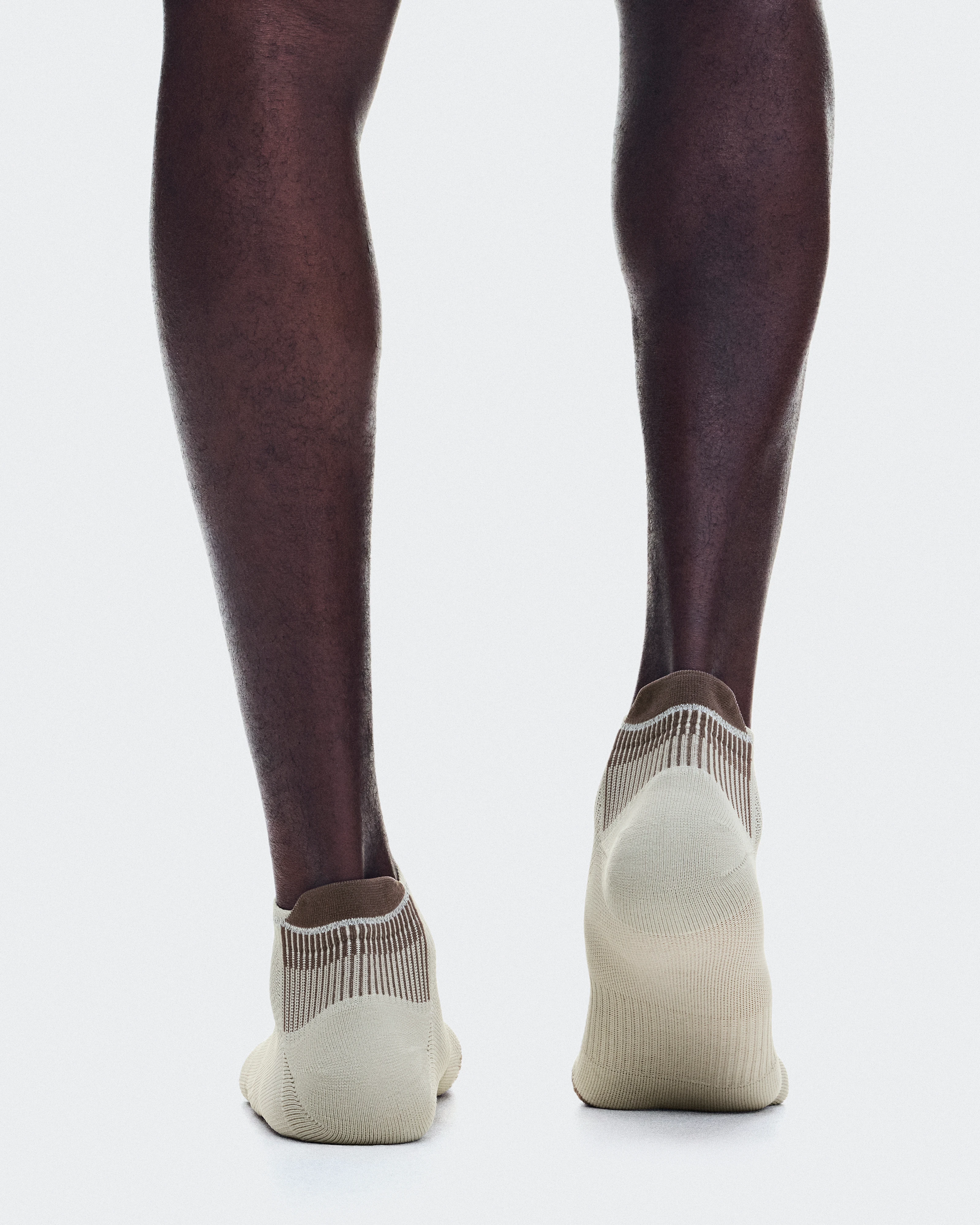 On Performance Run Sock Low Brume & Clove Unisexe Chaussettes