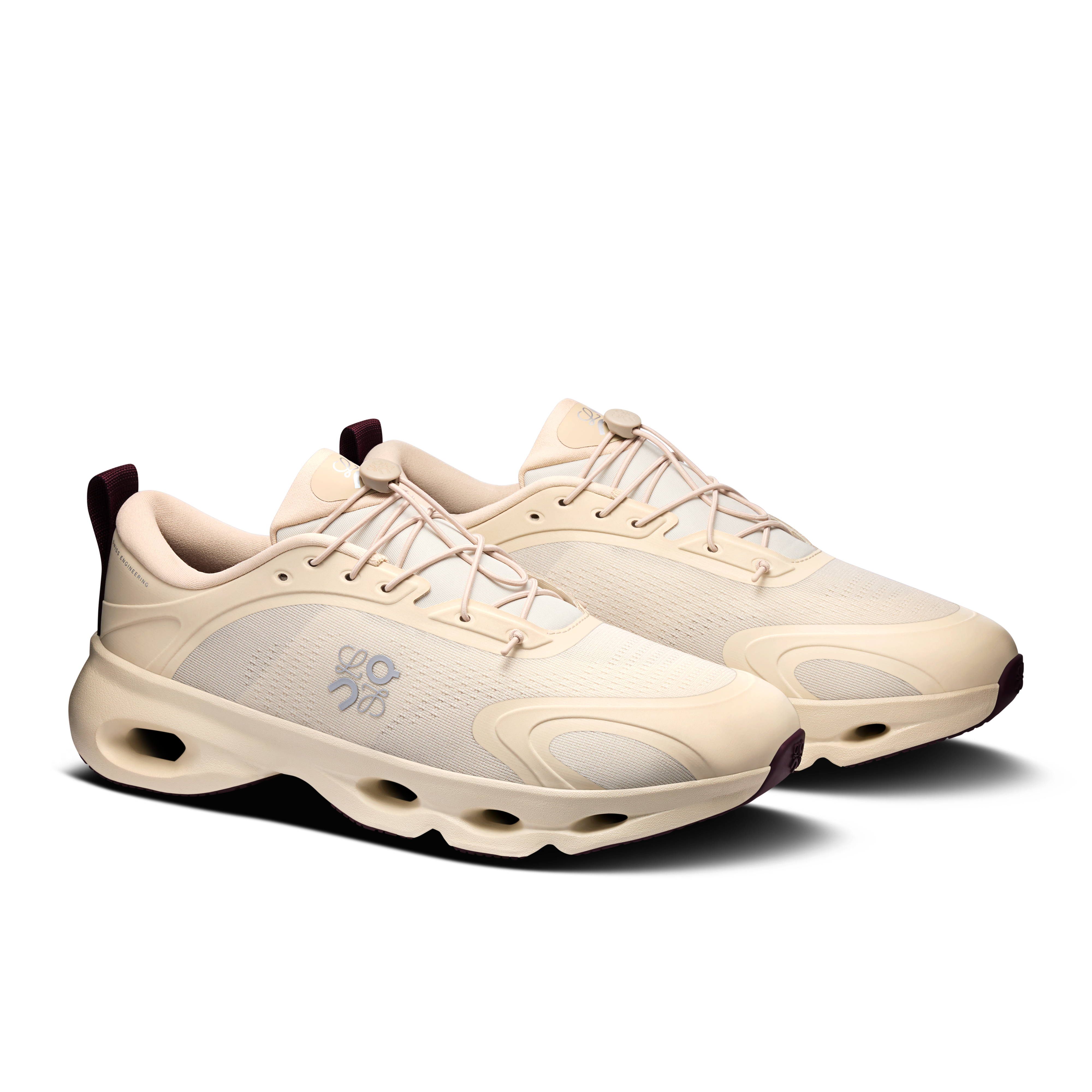 On Cloudsolo LOEWE Sand & Burgundy Homme Active Life Chaussures