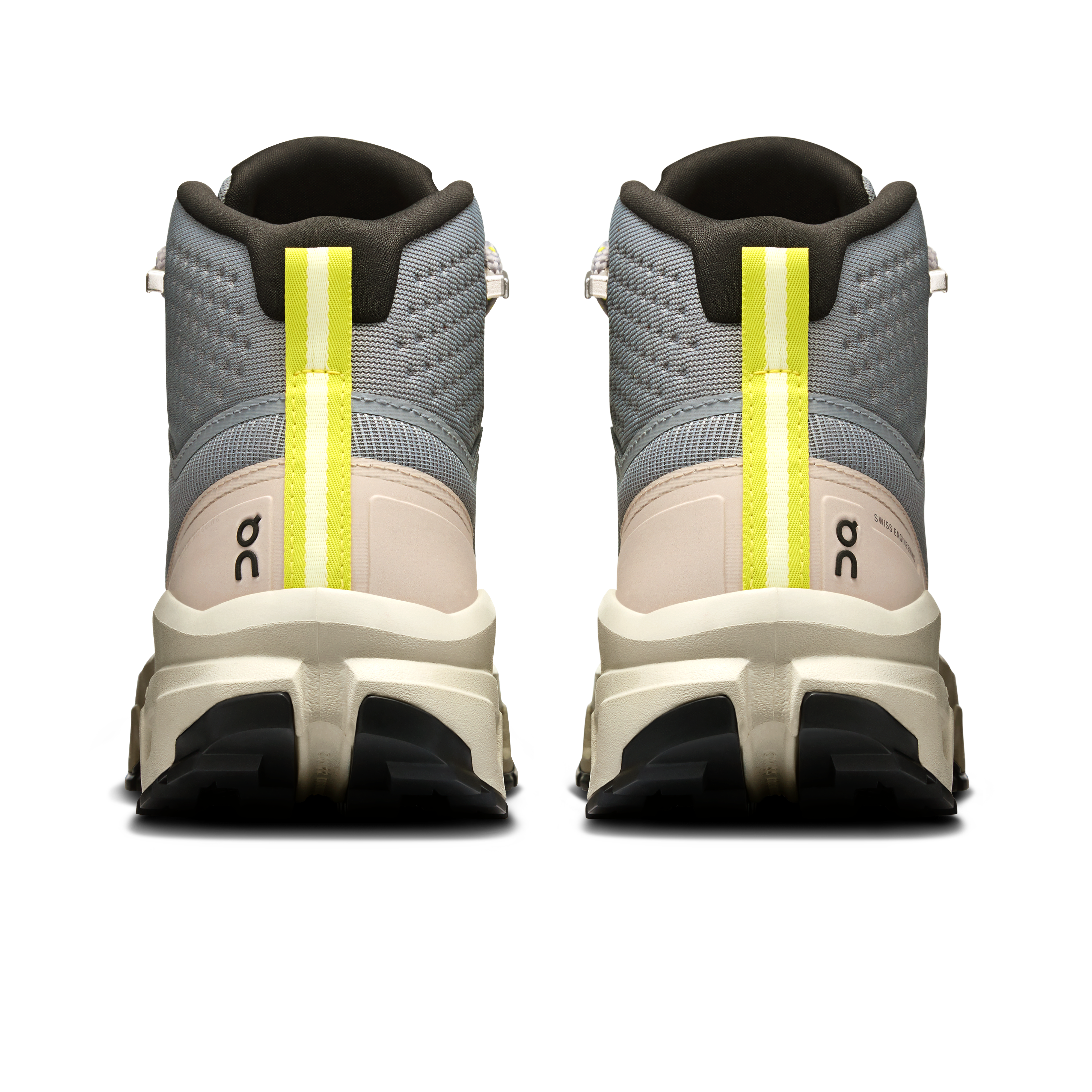On Cloudrock Mid Waterproof Alloy & Ice Femme Randonnée Chaussures