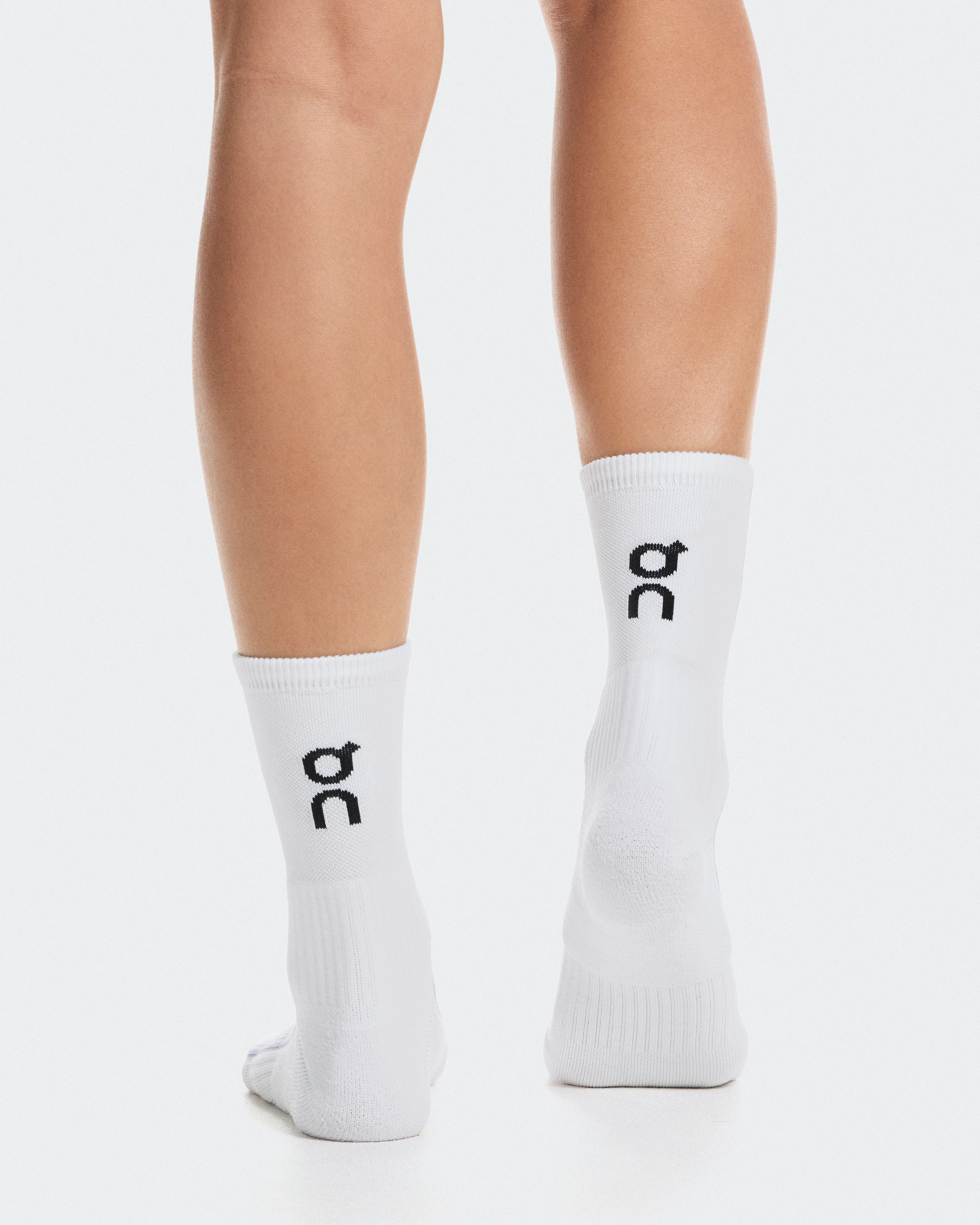 On Court Sock High White & Bloom Unisexe Chaussettes