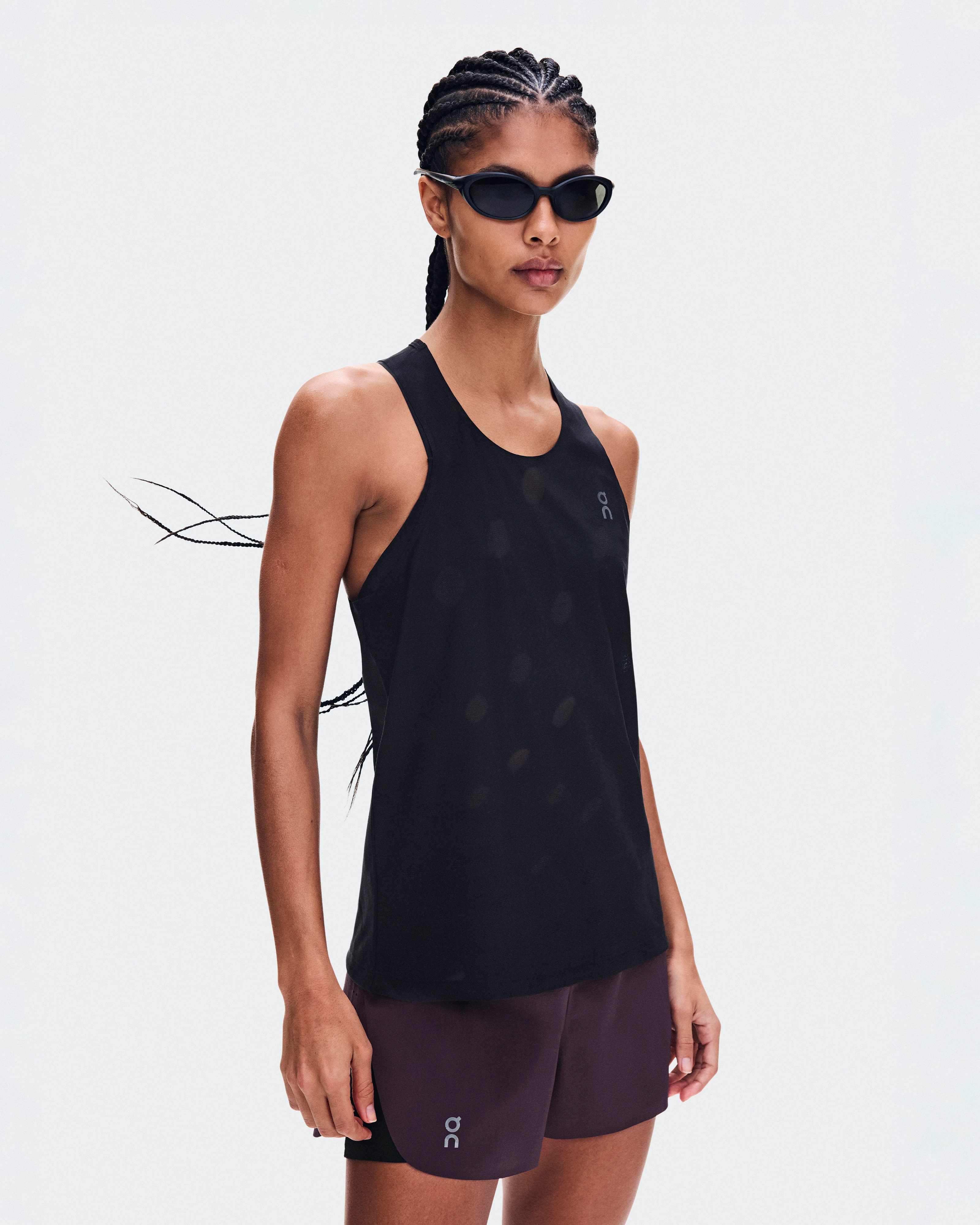 On Zero Tank Breathe Black Femme Hauts et t-shirts