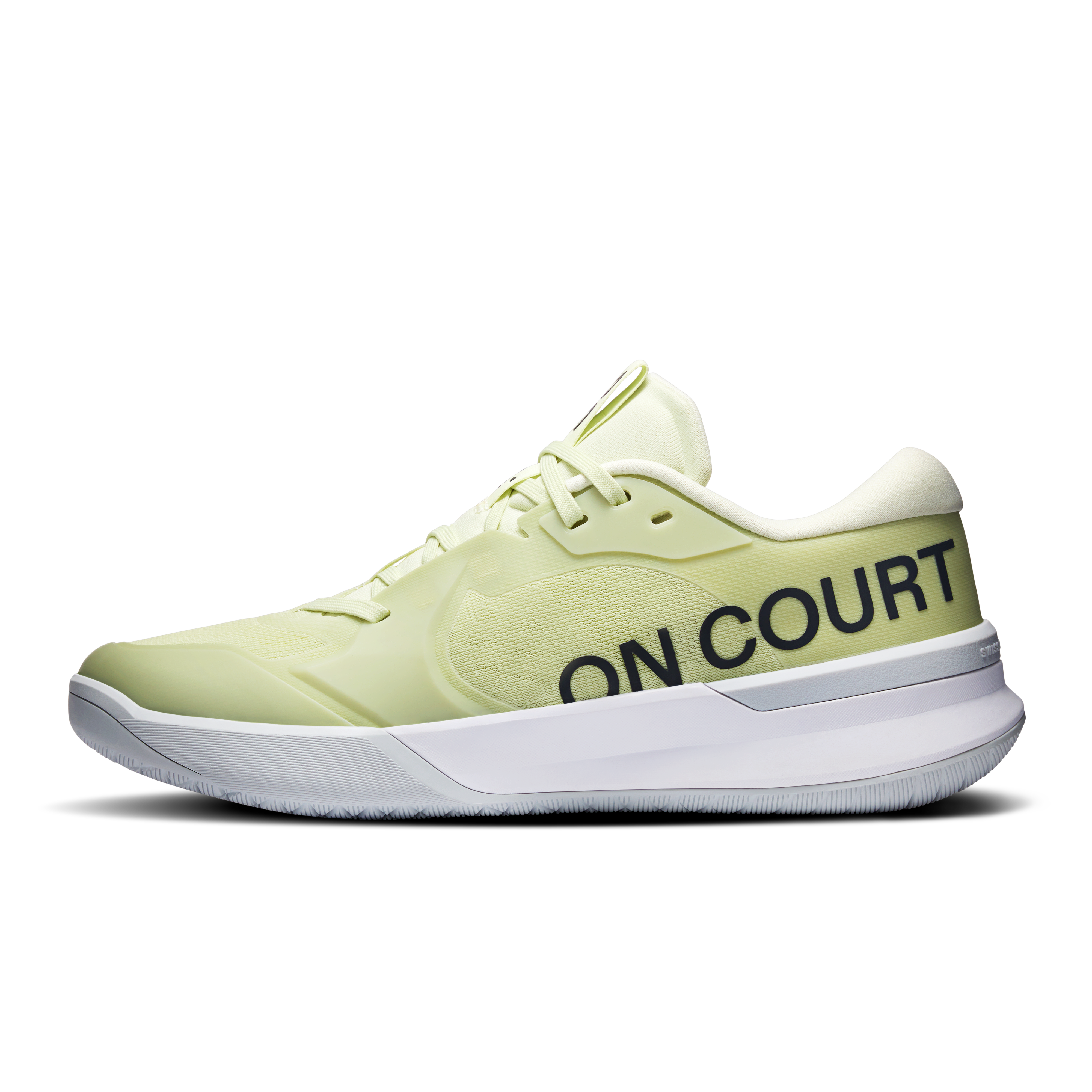 On THE ROGER Pro 3 Linen & Lime Femme Tennis Chaussures