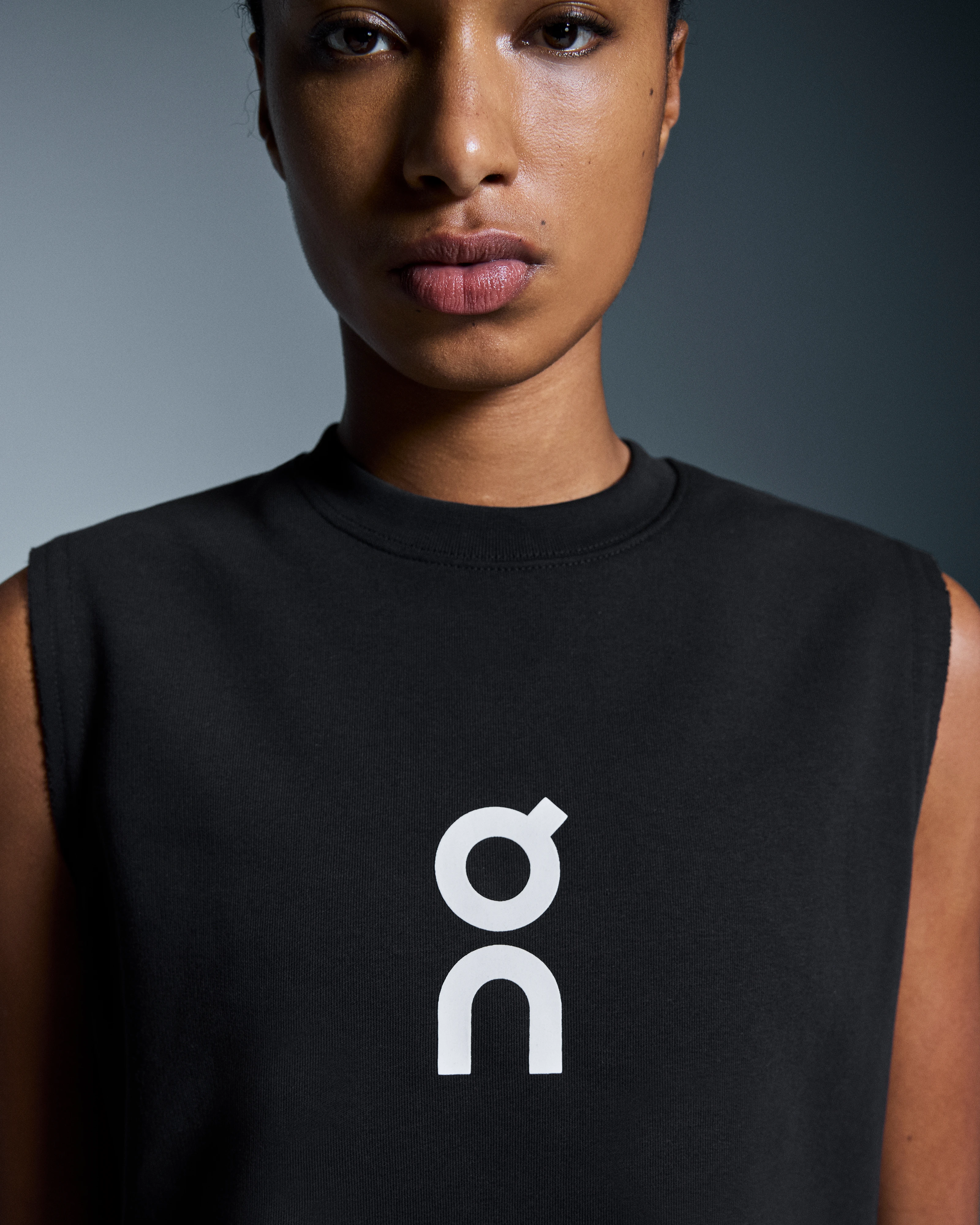 On Club Crew Crop Black Femme Hauts et t-shirts