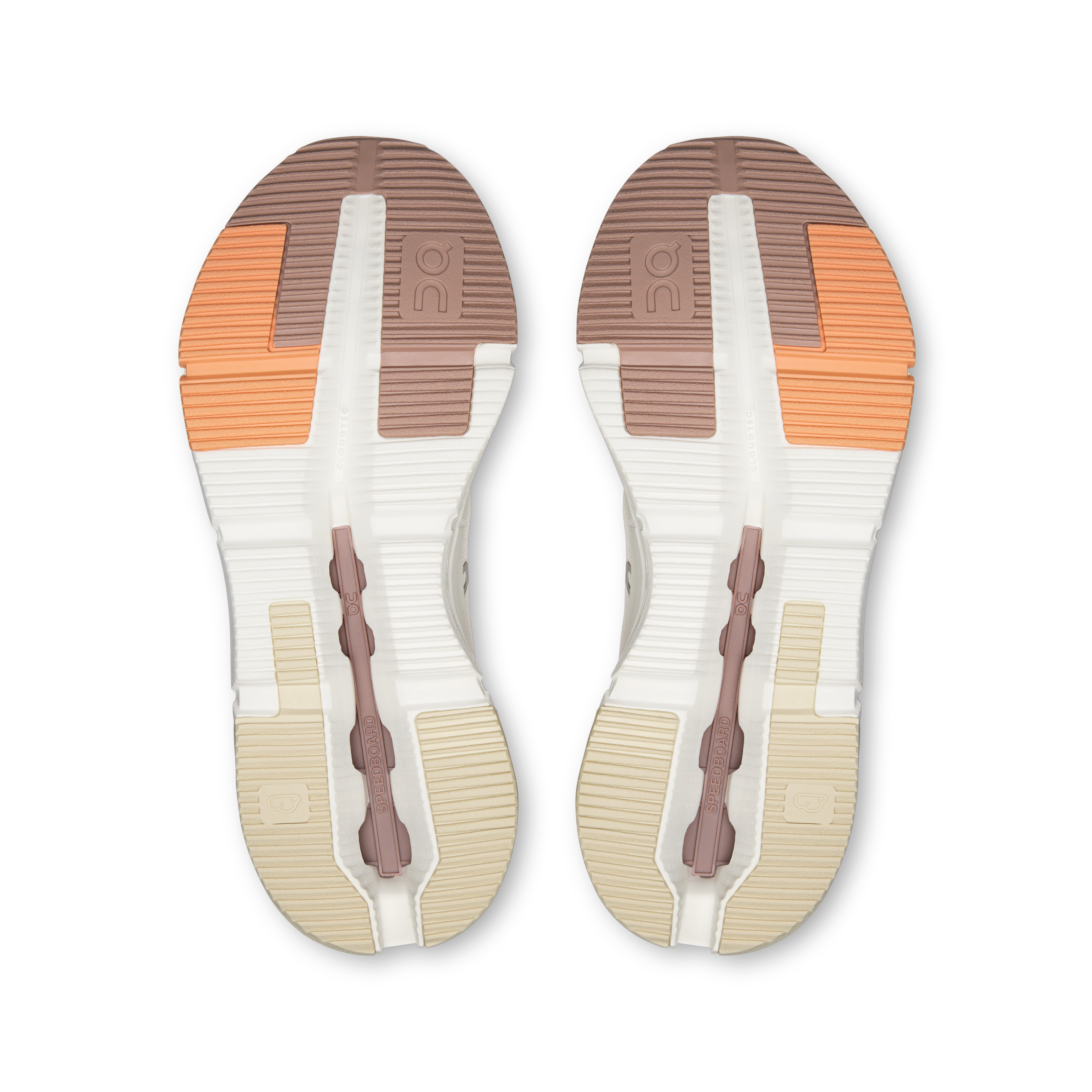 On Cloudnova Form 2 Oyster & Ivory Femme Active Life Chaussures