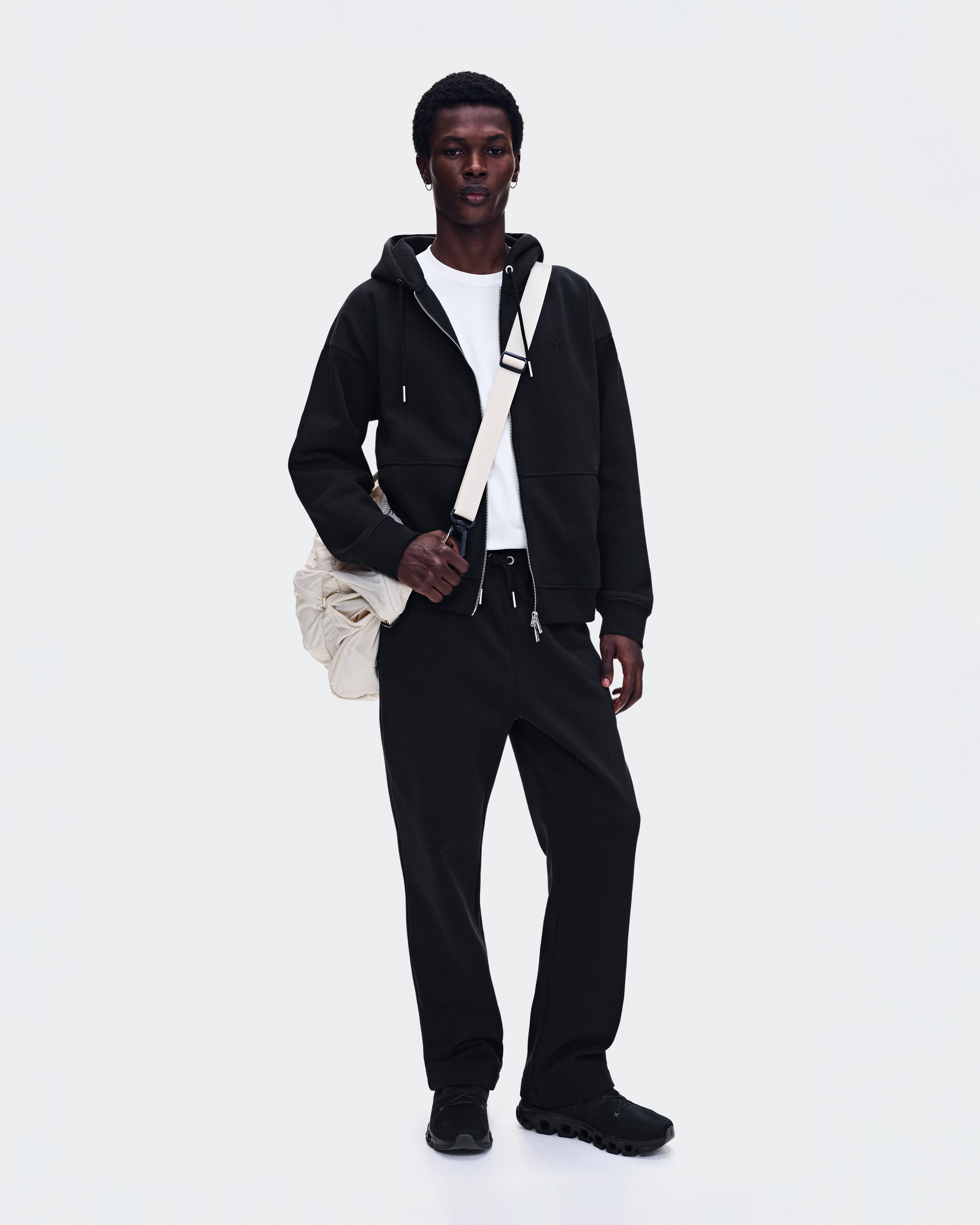 On Club Collective Wide Pants Black Homme Pantalons