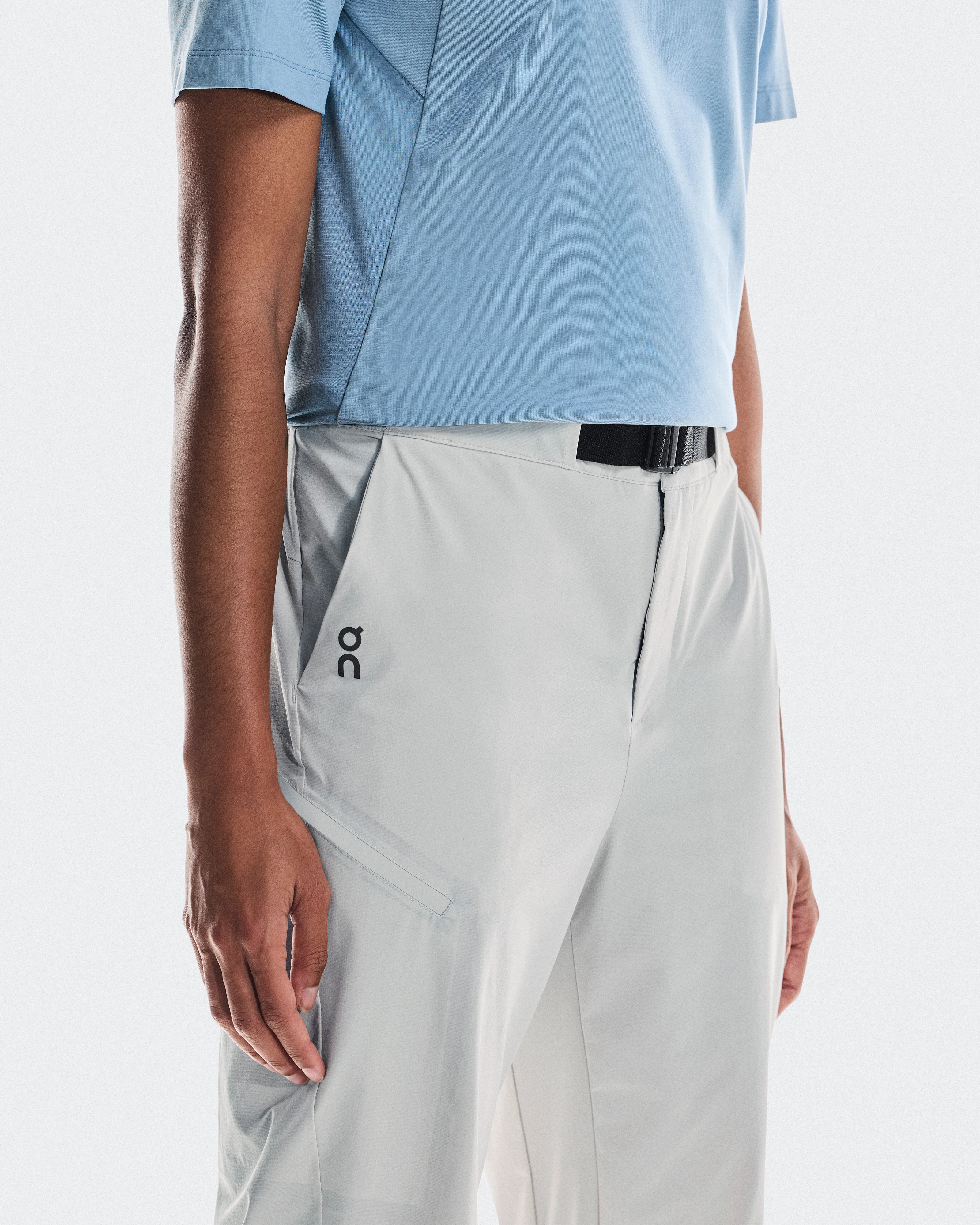 On Trek Pants Silver Femme Pantalons