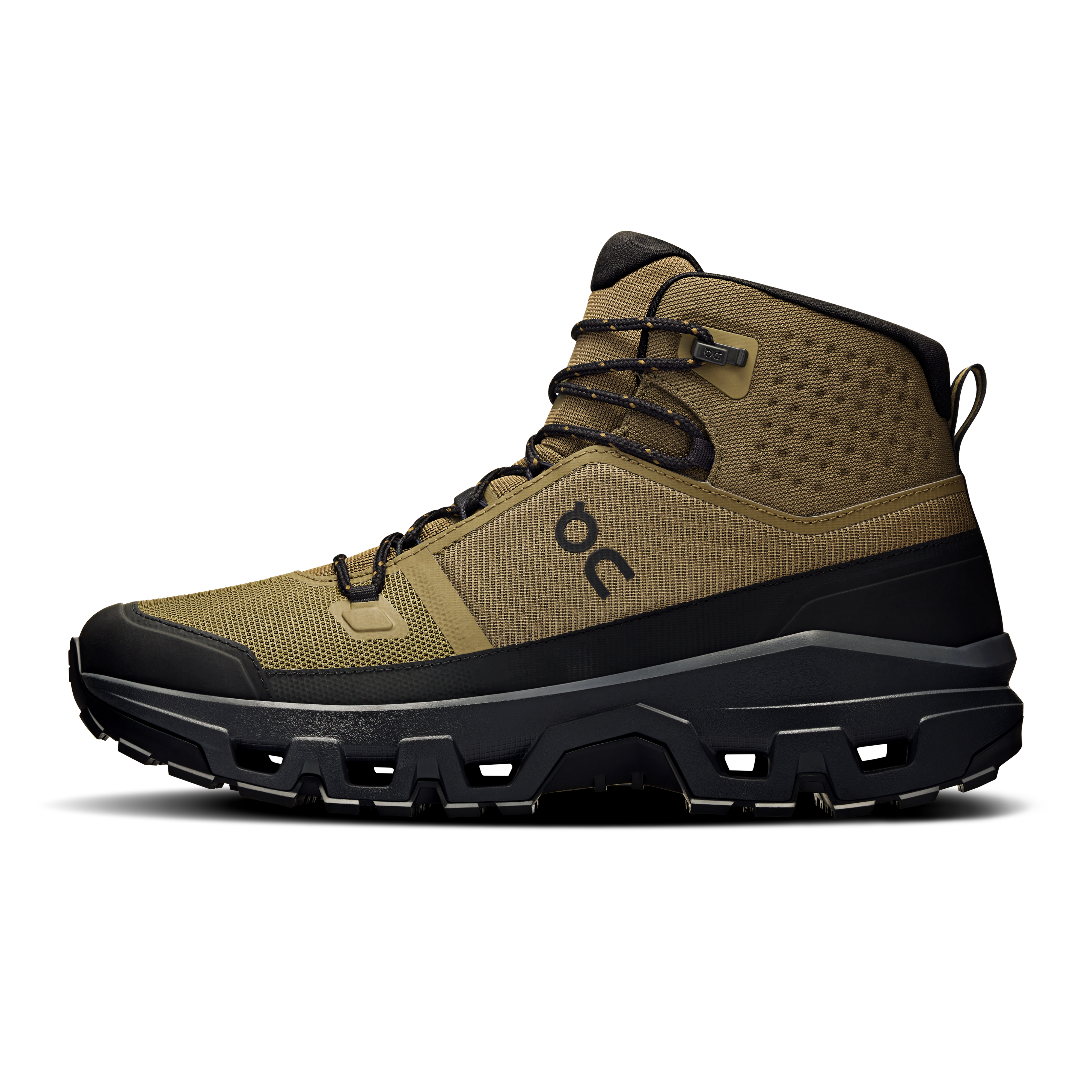 On Cloudrock Mid Waterproof Hunter & Black Homme Randonnée Chaussures