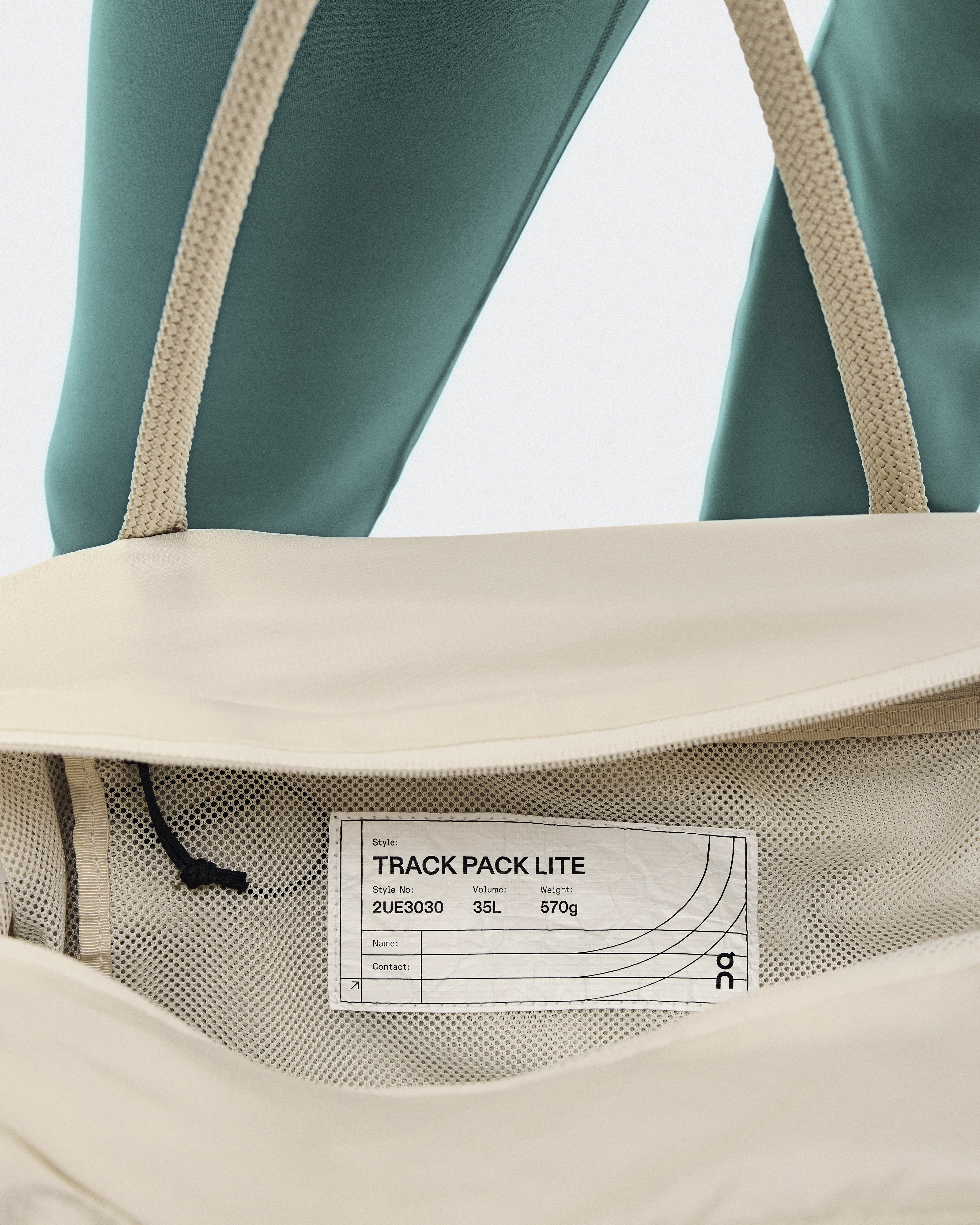 On Track Pack 35L Lite Cream Unisexe Sacs