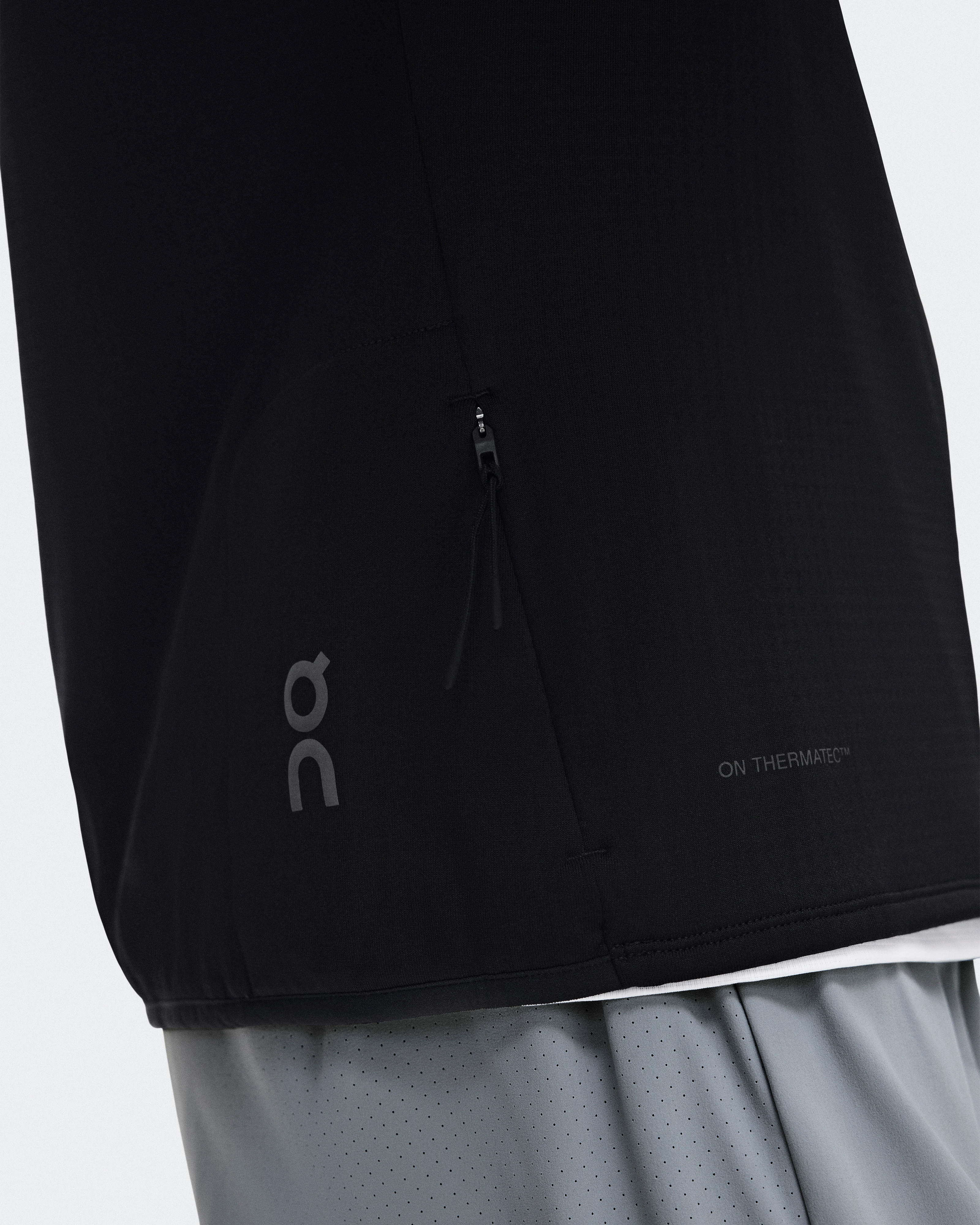 On Climate Zip Hoodie Black Homme Sweats à capuche et sweats