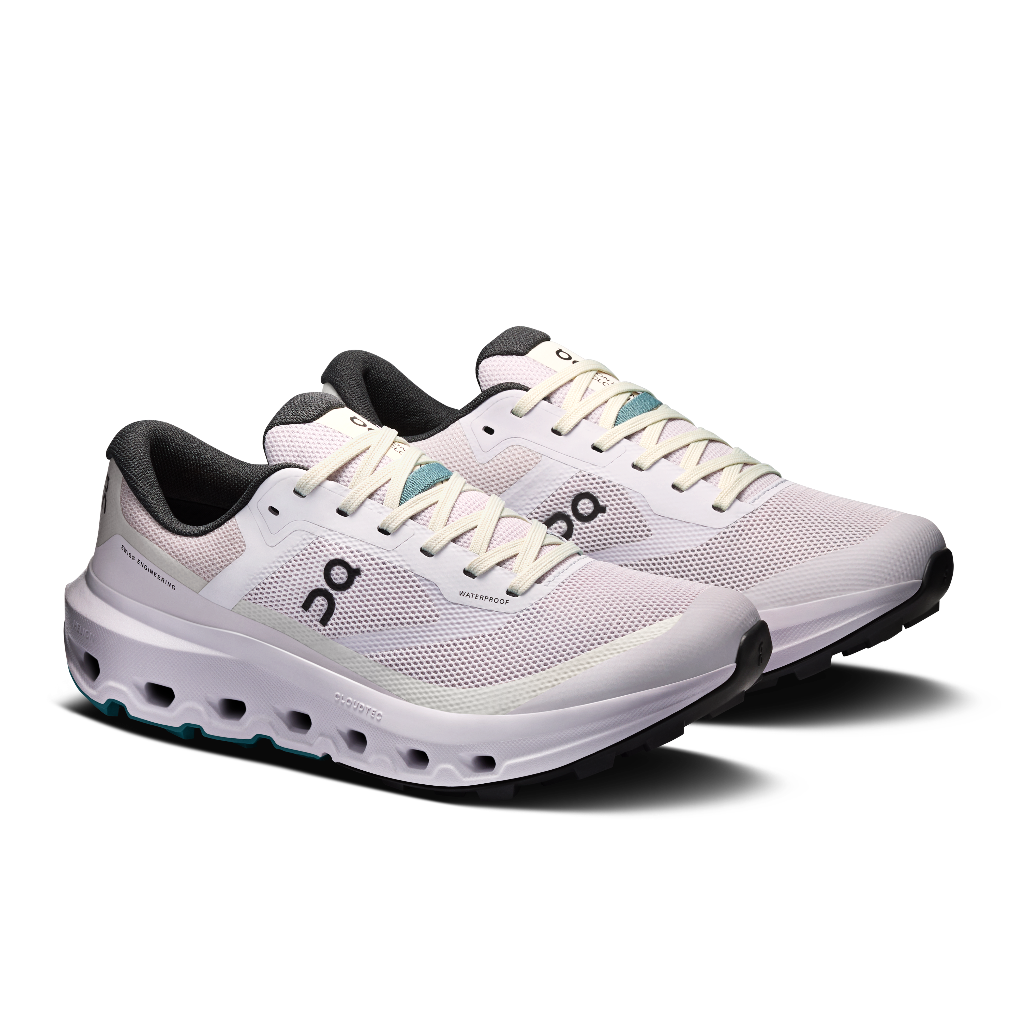 On Cloudvista 3 Waterproof Ether & Grain Femme Running de trail Chaussures