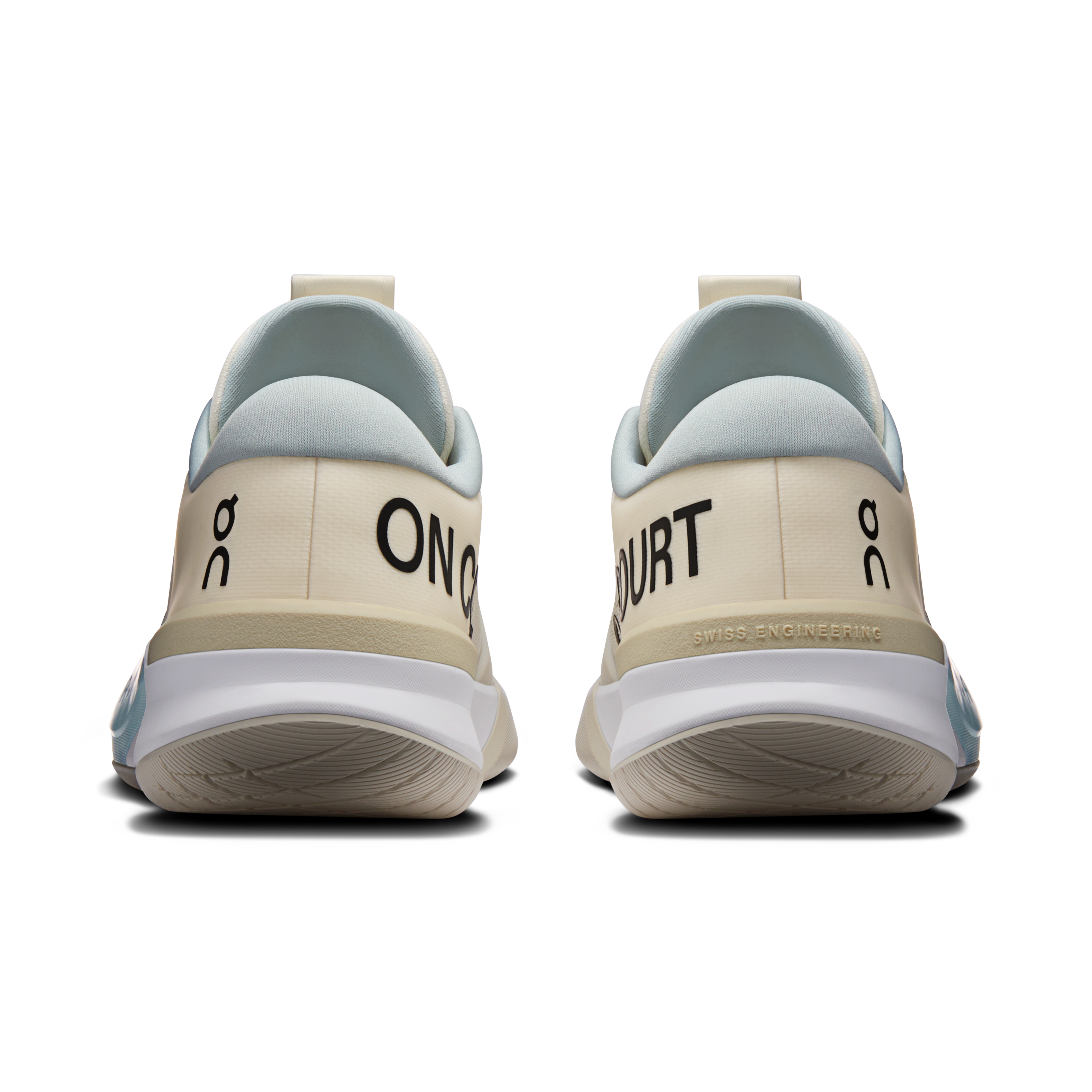 On THE ROGER Pro 3 Ivory & Wash Femme Tennis Chaussures