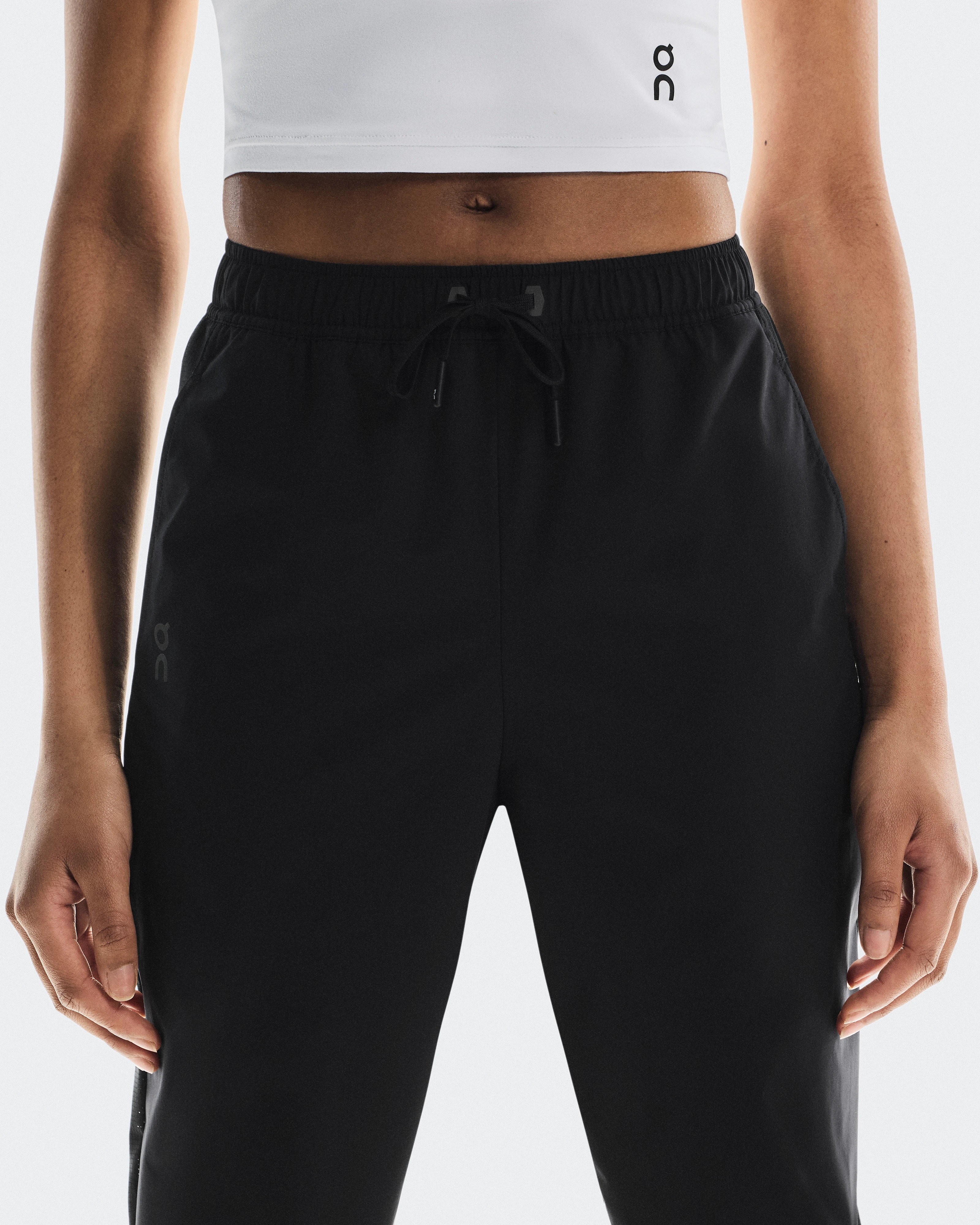 On Track Pants Black Femme Pantalons