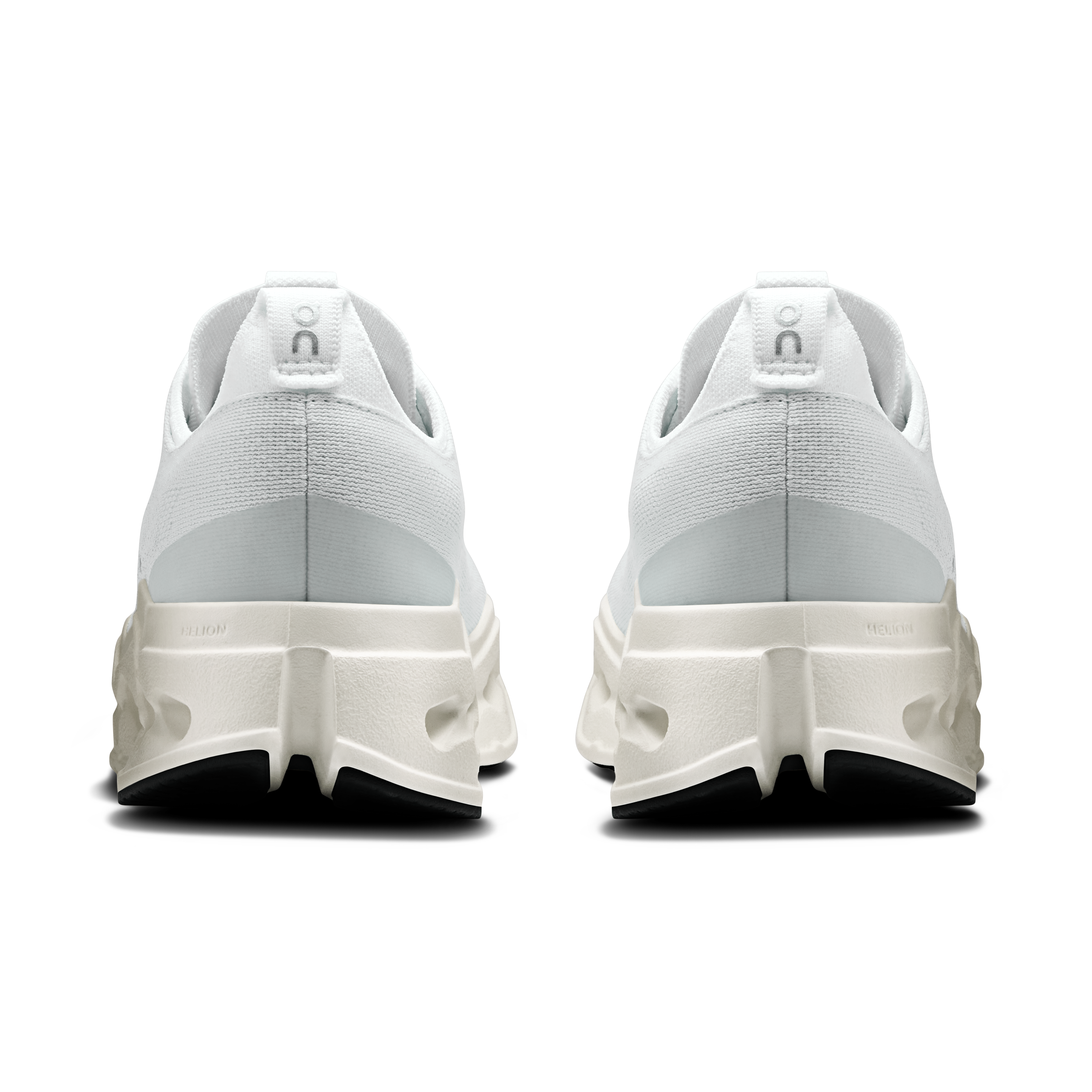 On Cloudsurfer Max White & White Femme Running sur route Chaussures